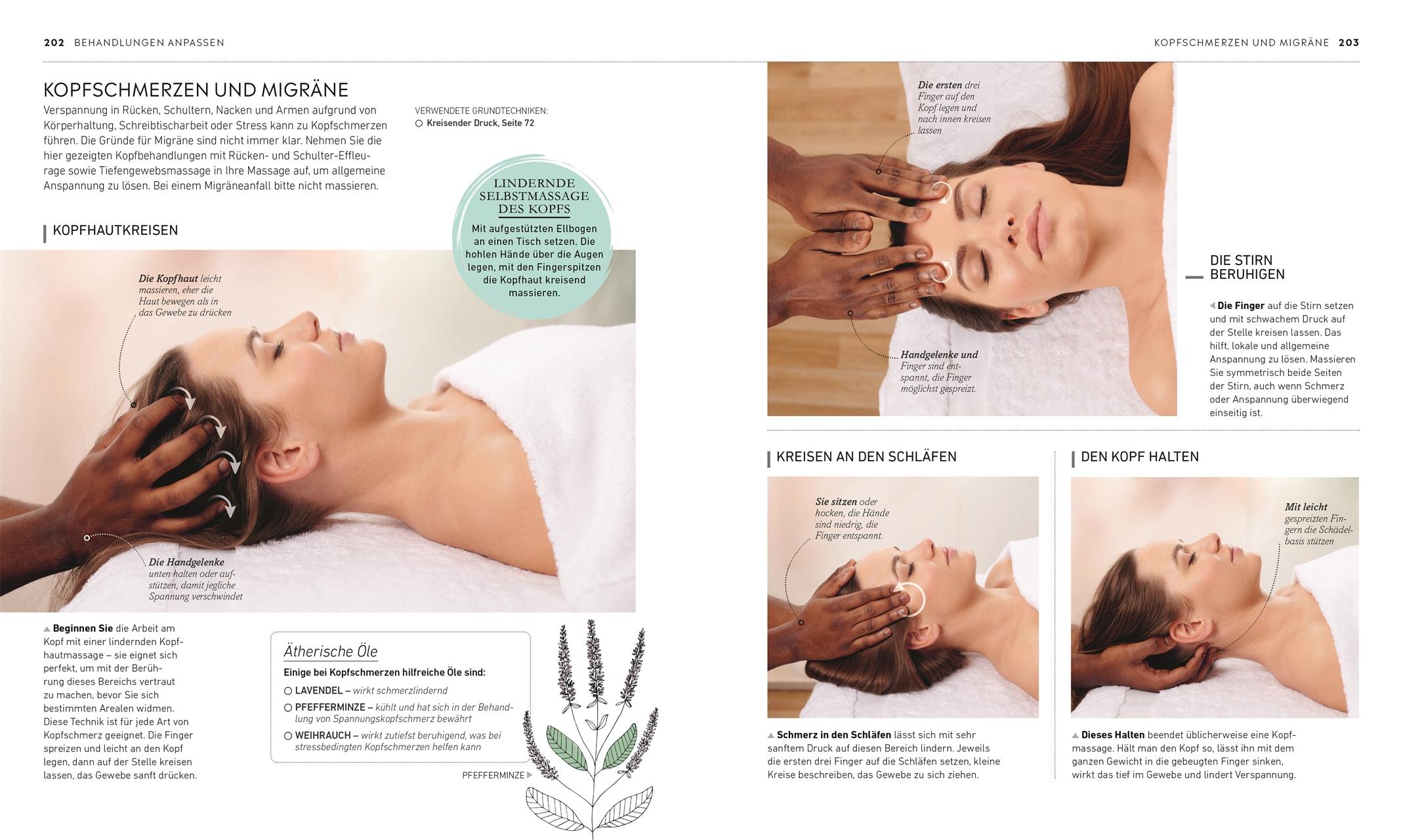 Beispielinhalt (Bild) Das große Buch der Massage