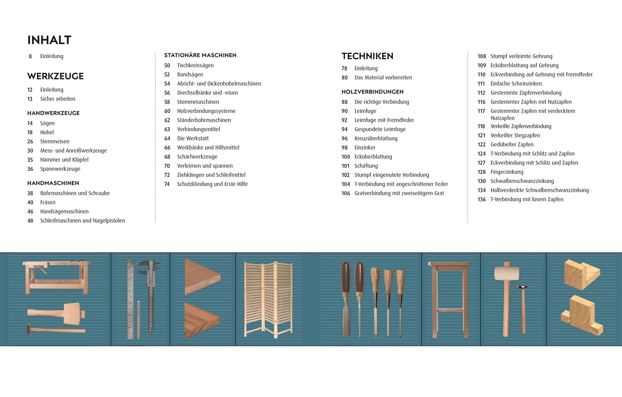 Beispielinhalt (Bild) Praxisbuch Holz