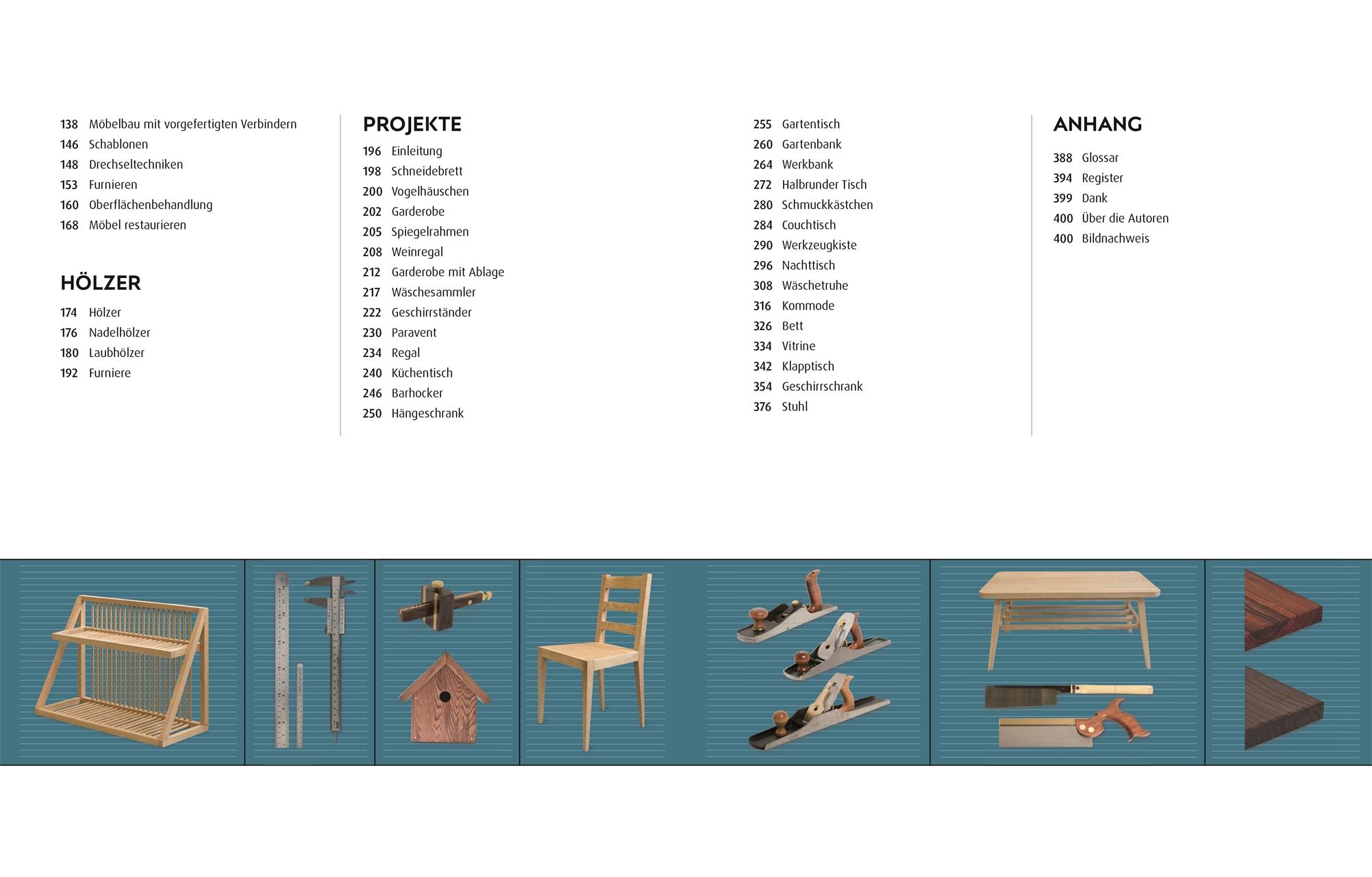 Beispielinhalt (Bild) Praxisbuch Holz