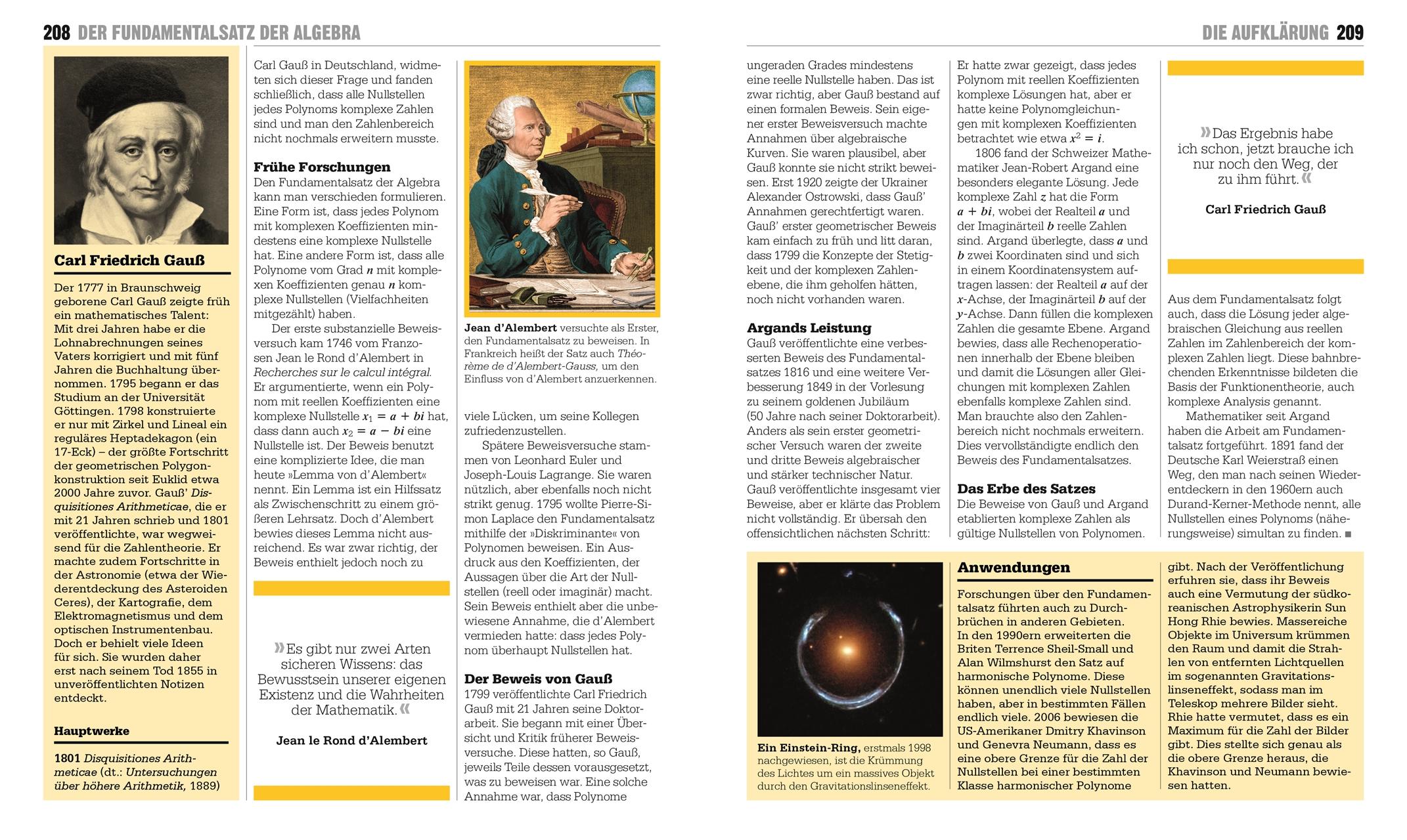 Beispielinhalt (Bild) Big Ideas. Das Mathematik-Buch