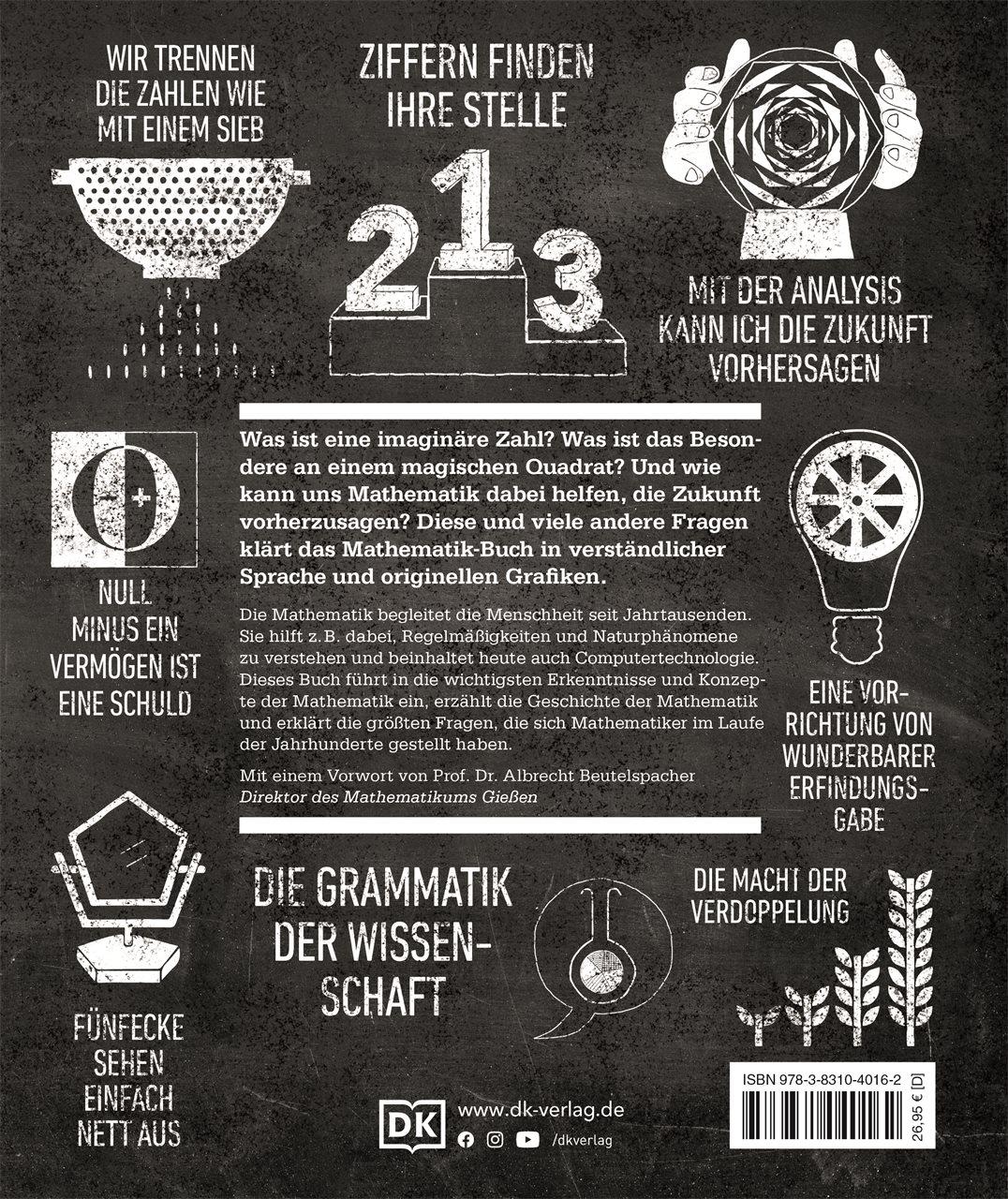 Rückseitencover Big Ideas. Das Mathematik-Buch