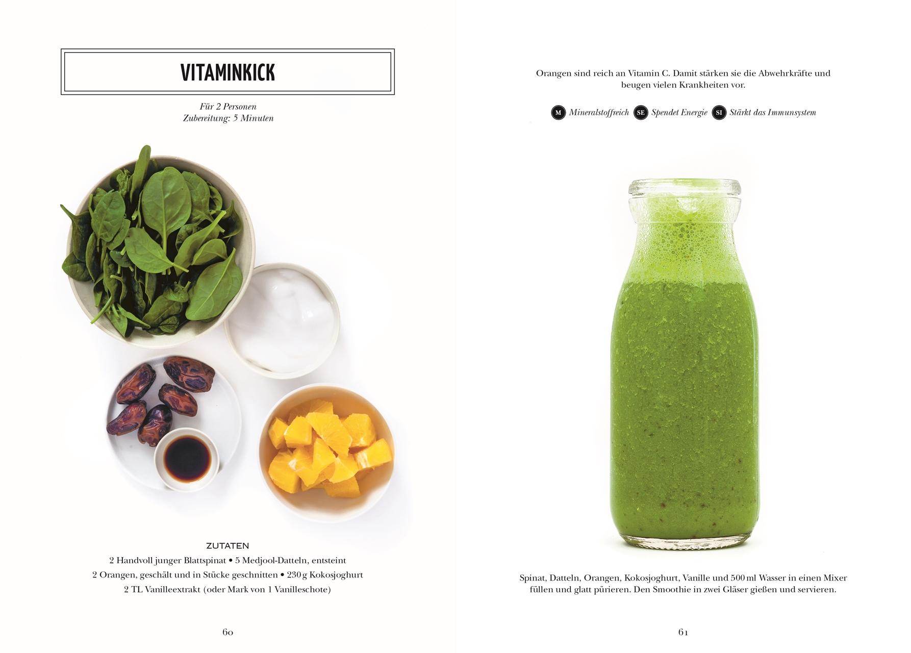 Beispielinhalt (Bild) Vegane Smoothies