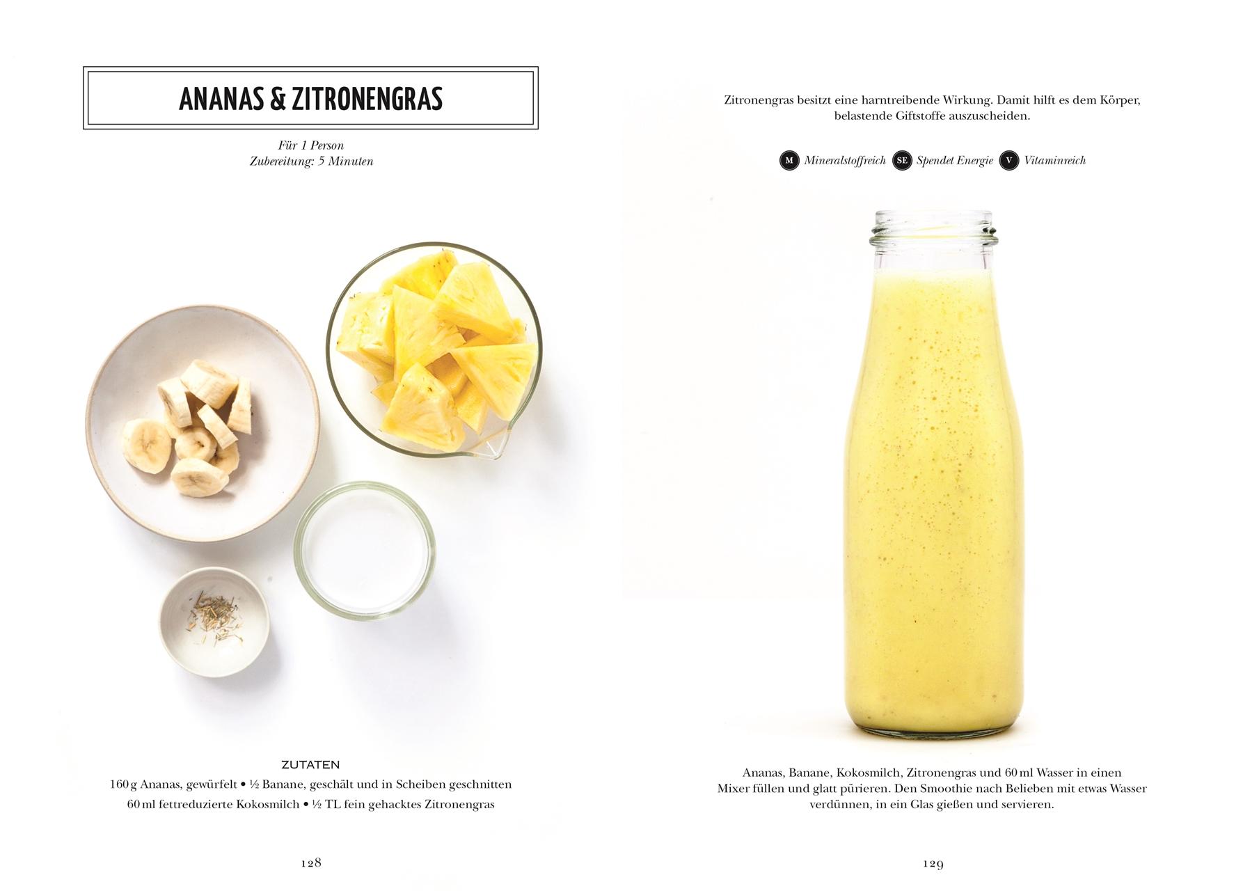 Beispielinhalt (Bild) Vegane Smoothies