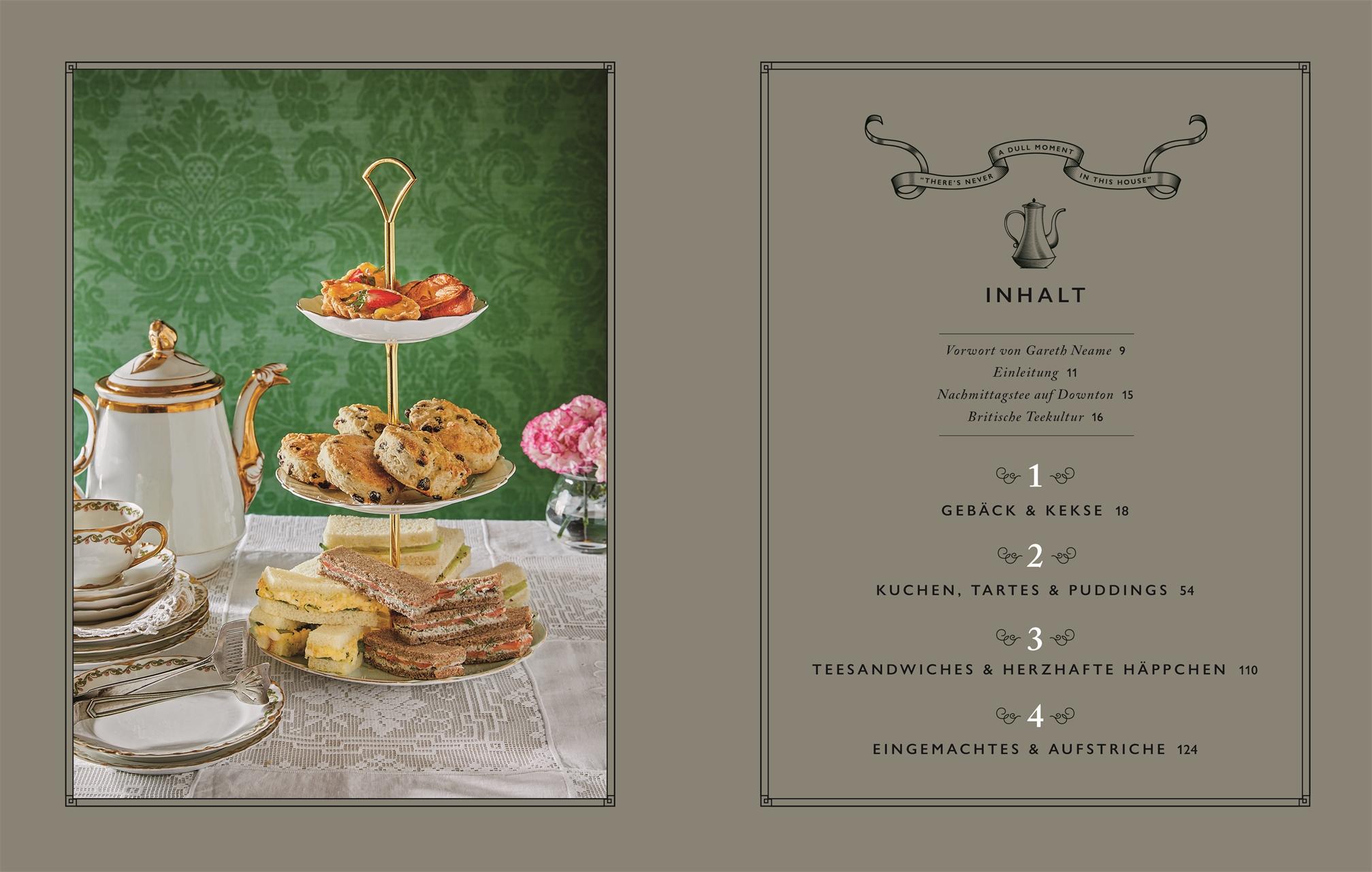 Beispielinhalt (Bild) Das offizielle Buch. Downton Abbey Teatime