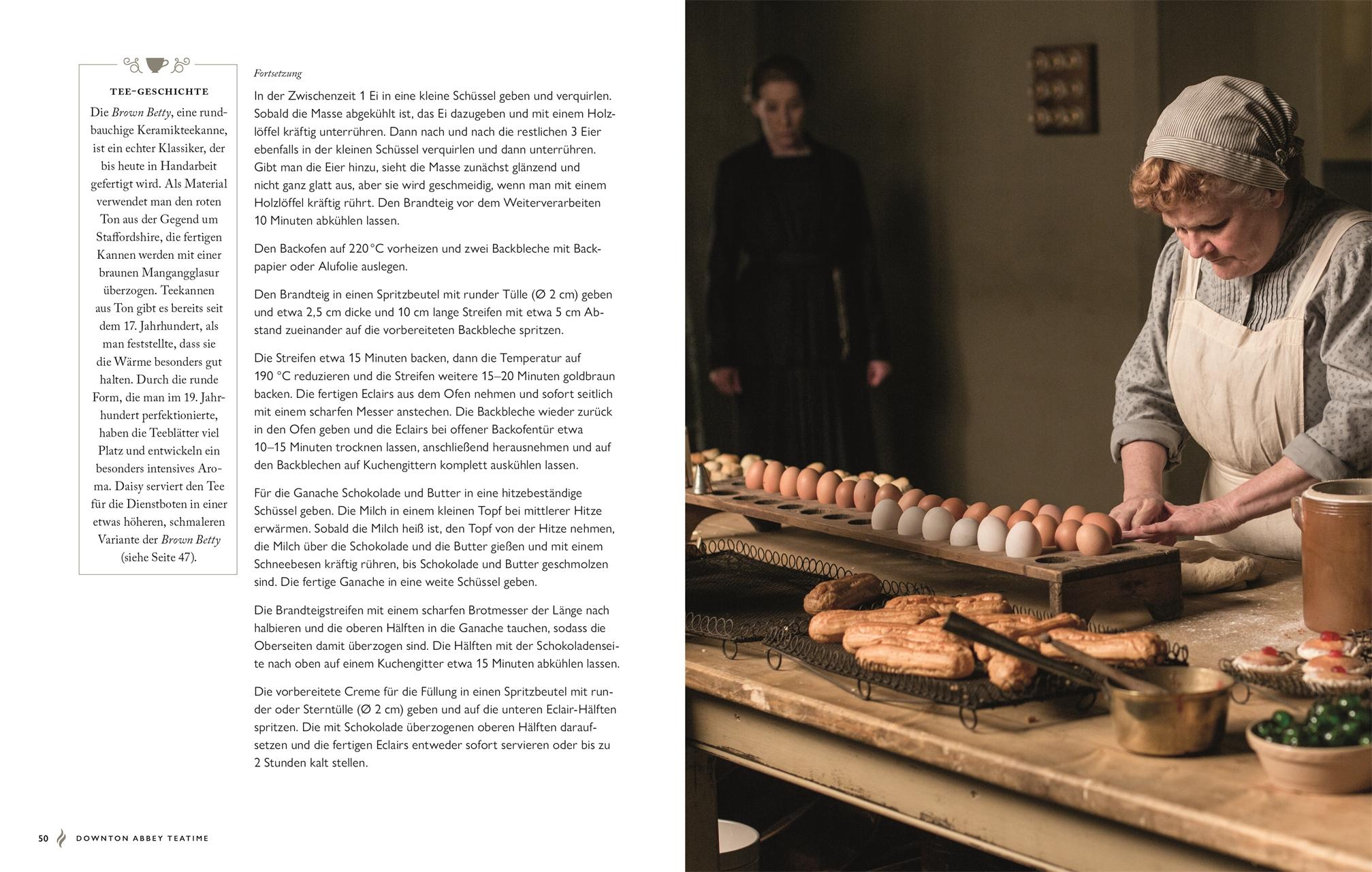 Beispielinhalt (Bild) Das offizielle Buch. Downton Abbey Teatime