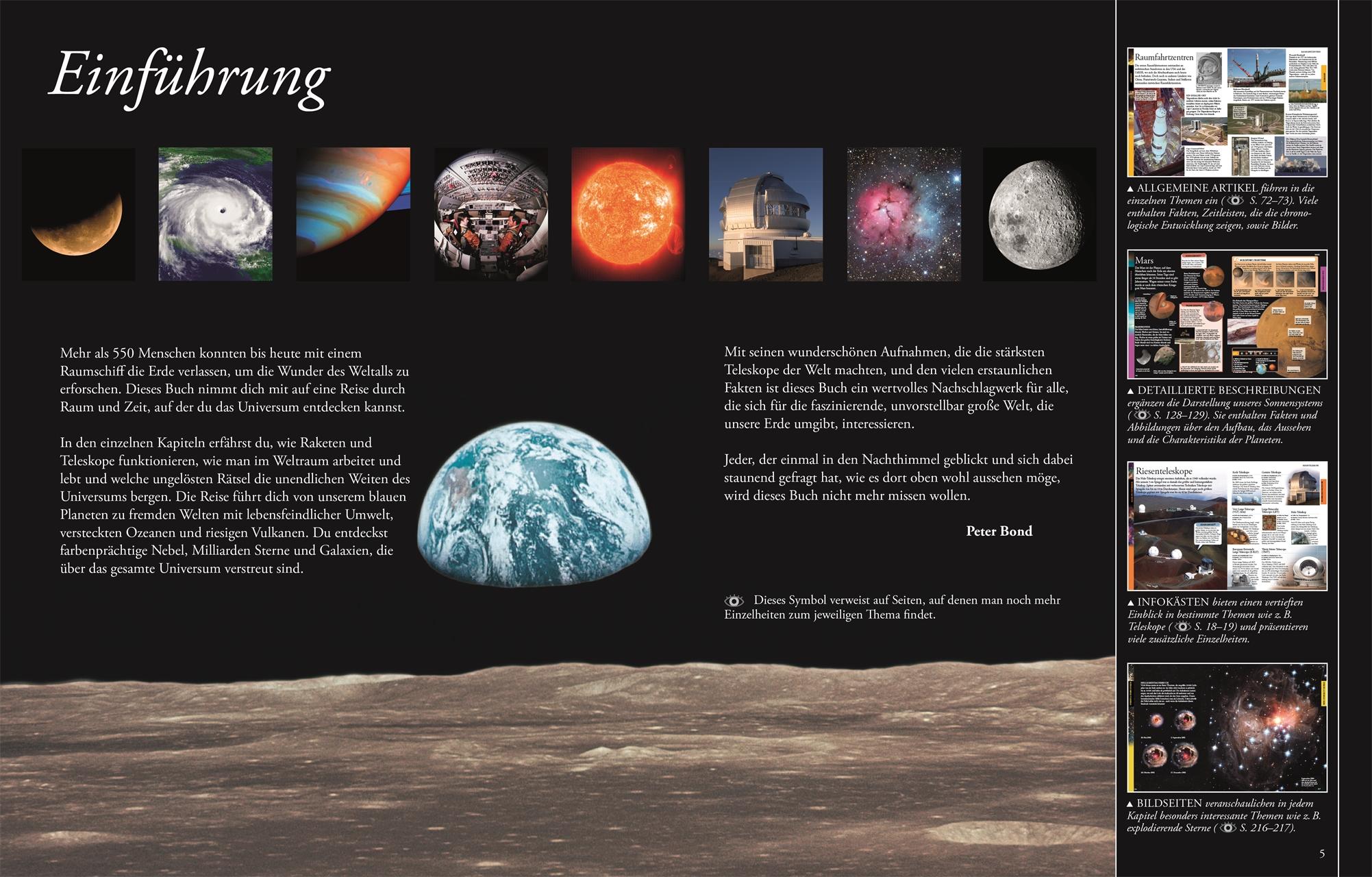 Beispielinhalt (Bild) Wissen für clevere Kids. Weltraum für clevere Kids