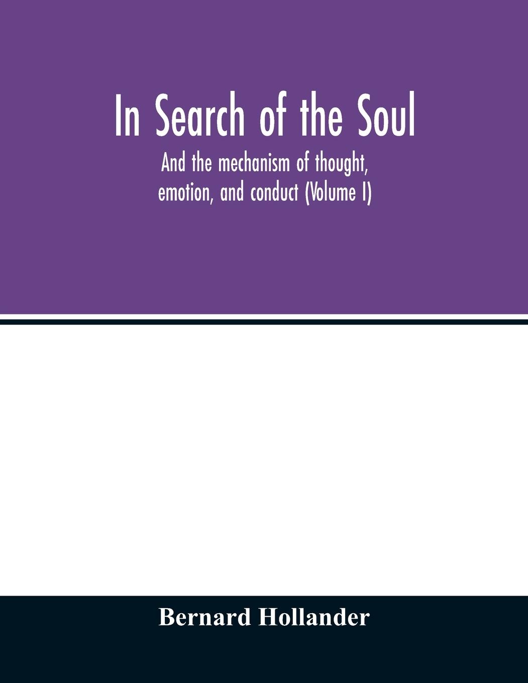 Vorderes Coverbild In search of the soul