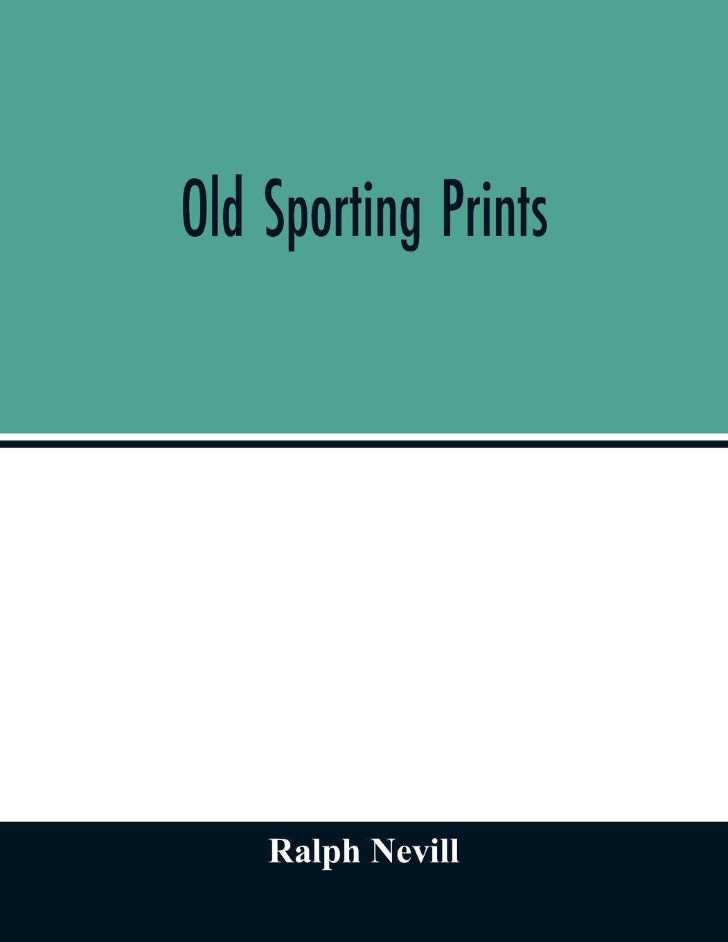 Vorderes Coverbild Old sporting prints