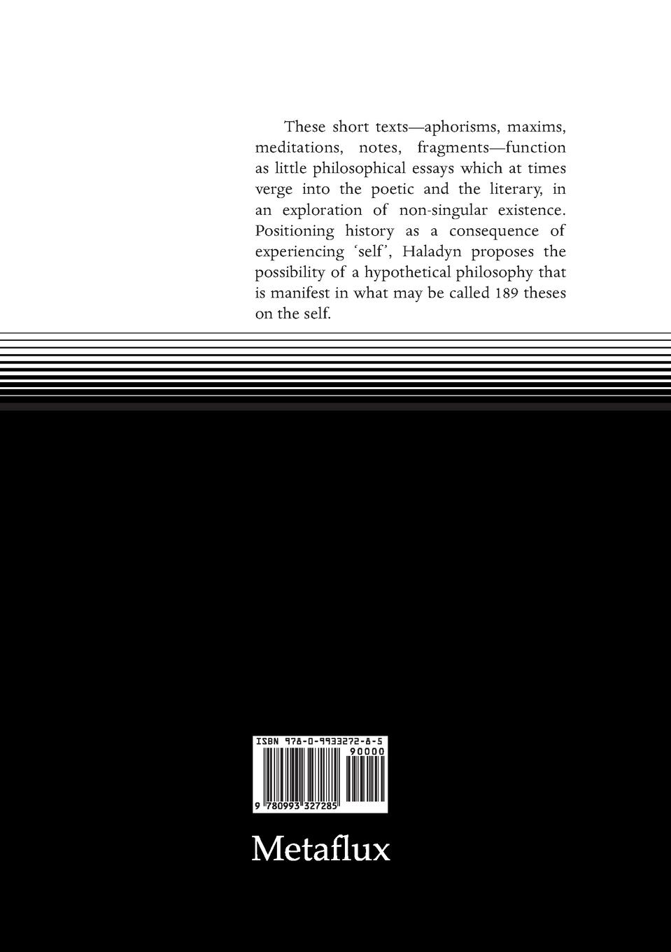 Rückseitencover The Hypothetical