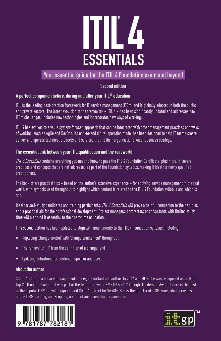 Rückseitencover ITIL(R) 4 Essentials