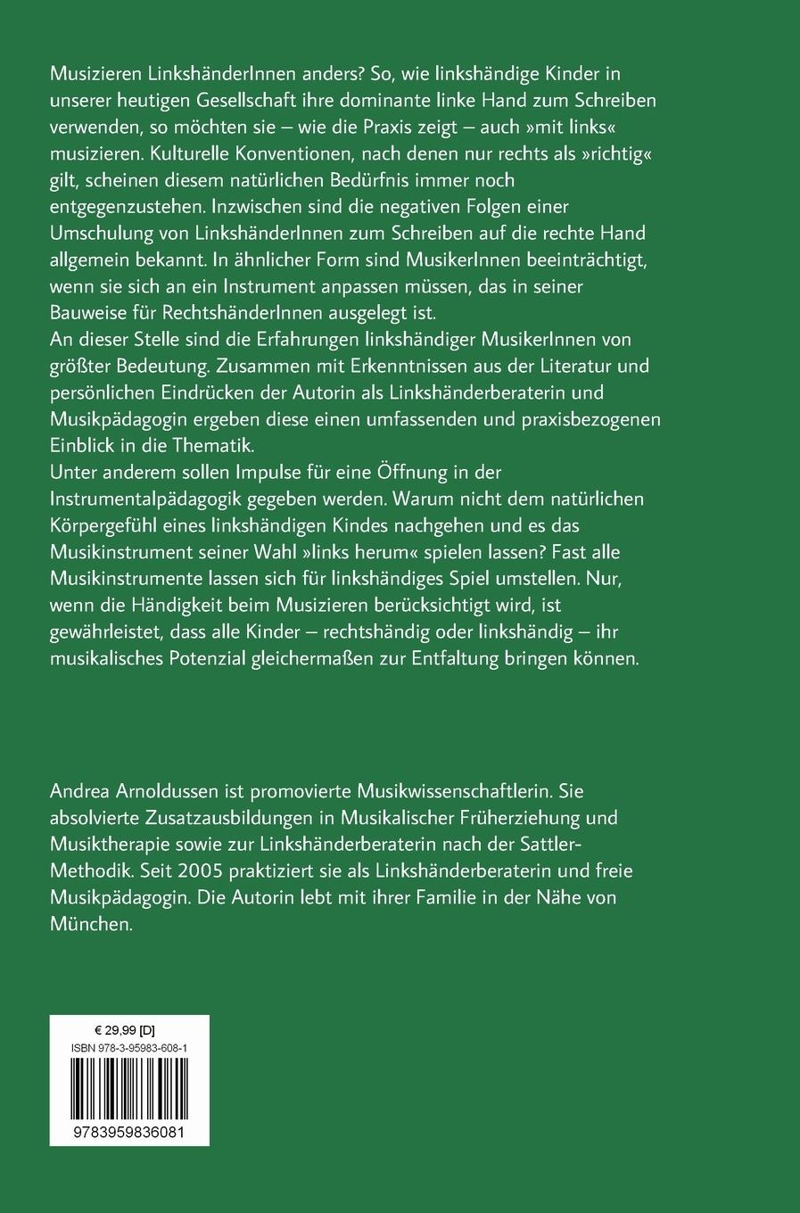 Rückseitencover Händigkeit und Instrument