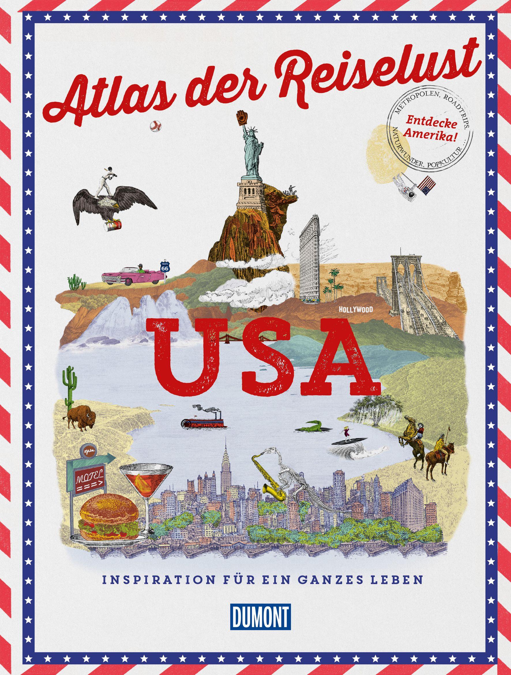 Vorderes Coverbild DuMont Bildband Atlas der Reiselust USA
