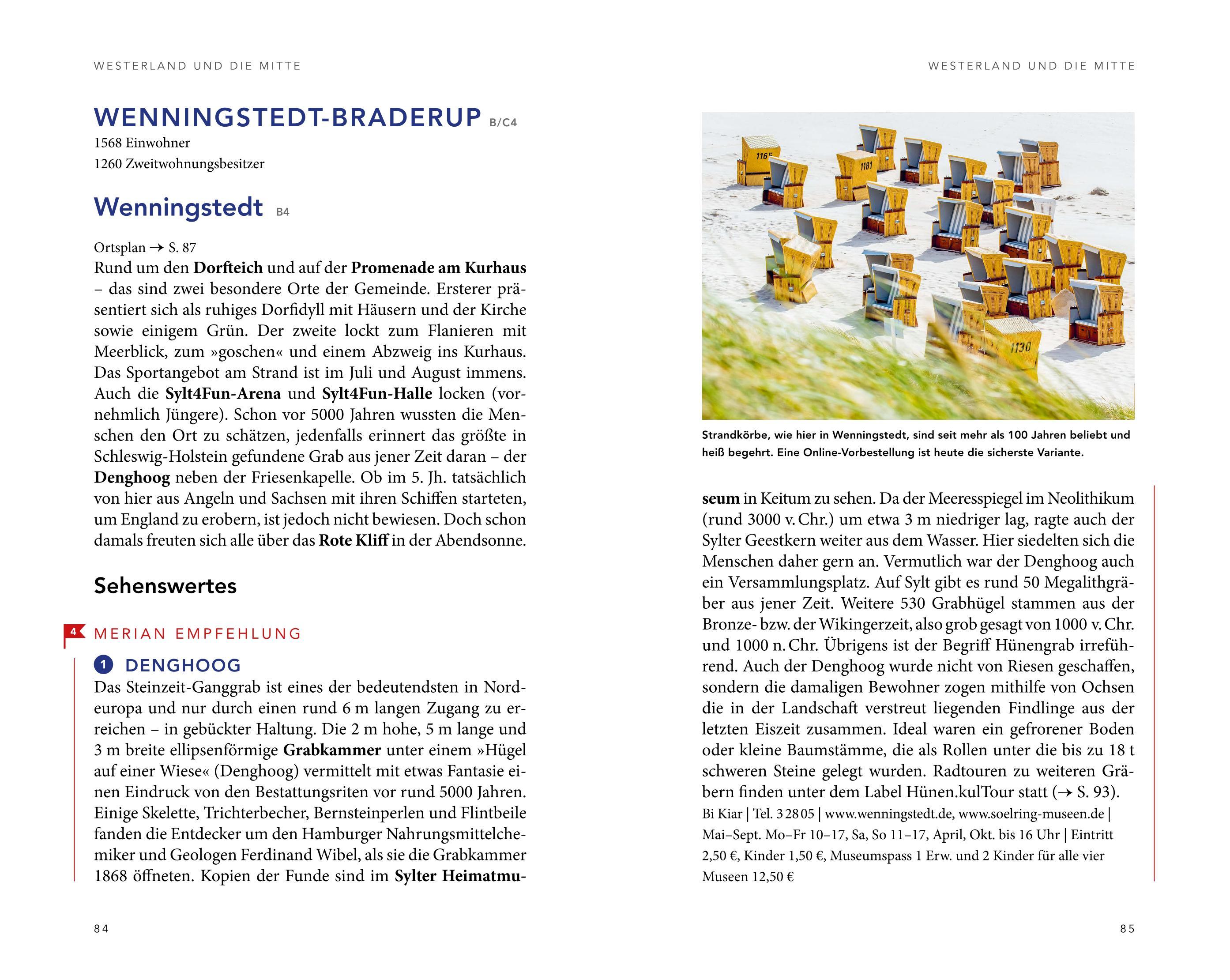 Beispielinhalt (Bild) MERIAN Reiseführer Sylt