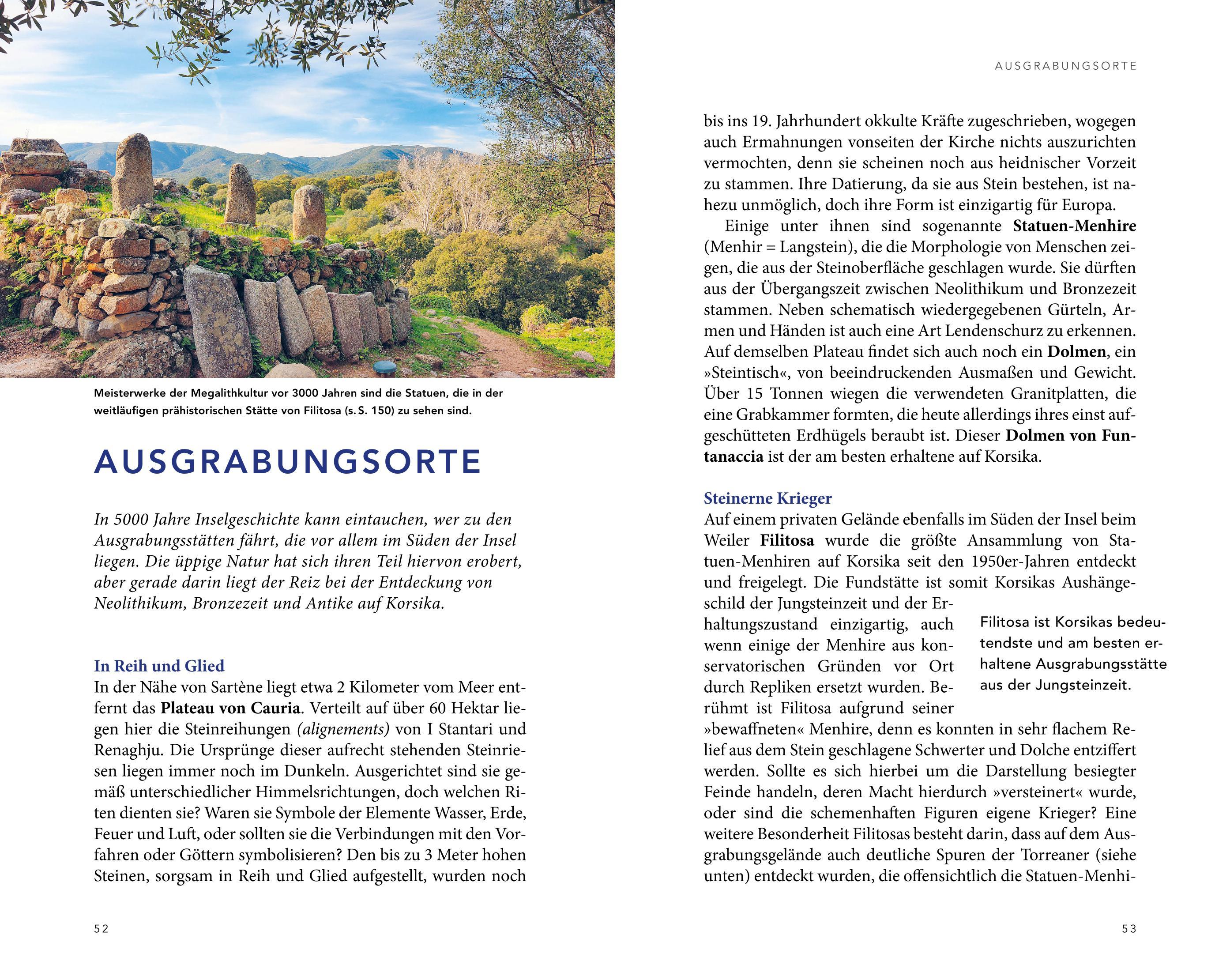 Beispielinhalt (Bild) MERIAN Reiseführer Korsika