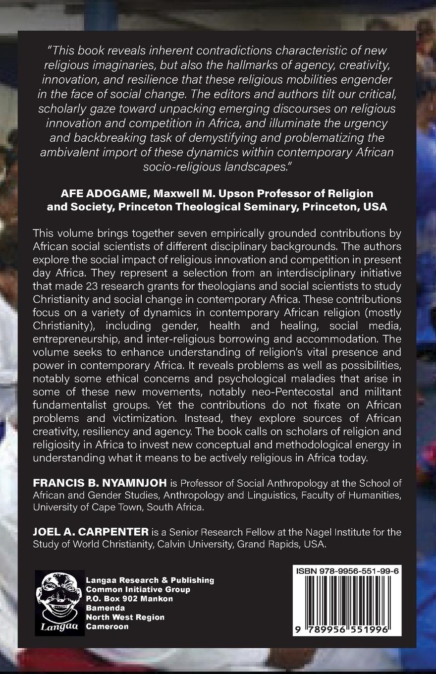 Rückseitencover Christianity and Social Change in Contemporary Africa