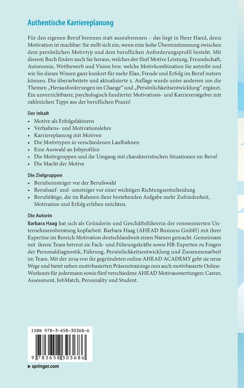 Rückseitencover Authentische Karriereplanung