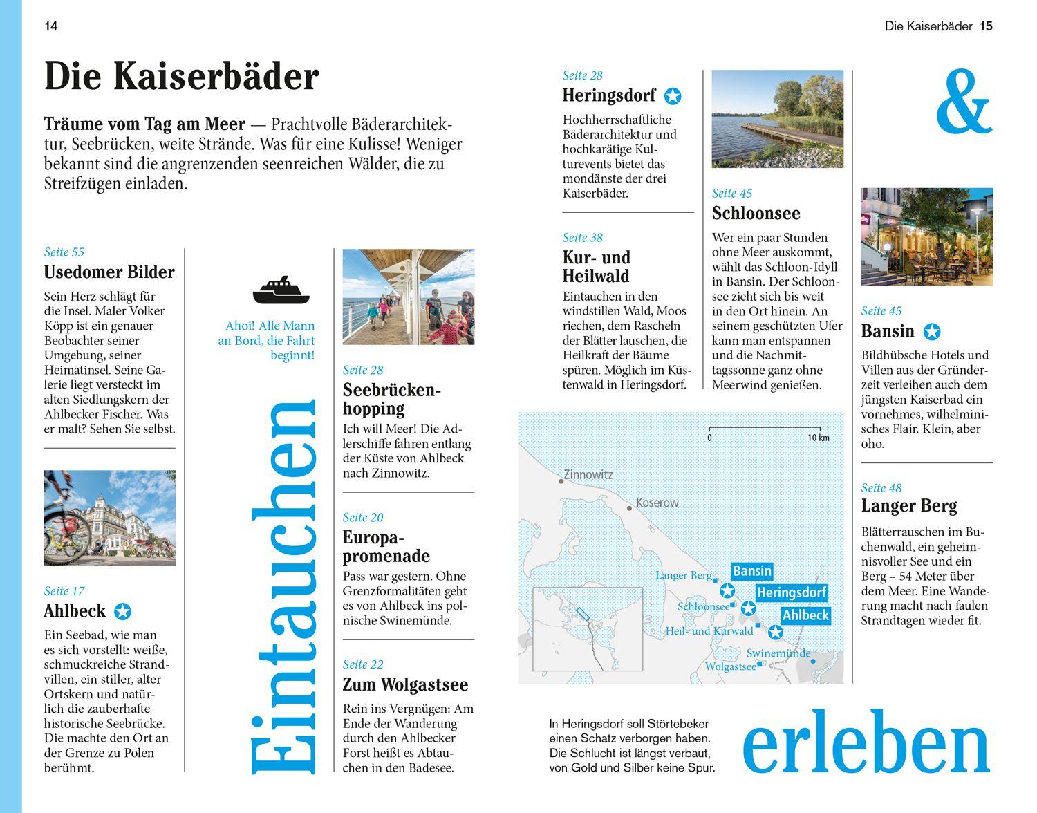 Beispielinhalt (Bild) DuMont Reise-Taschenbuch Usedom