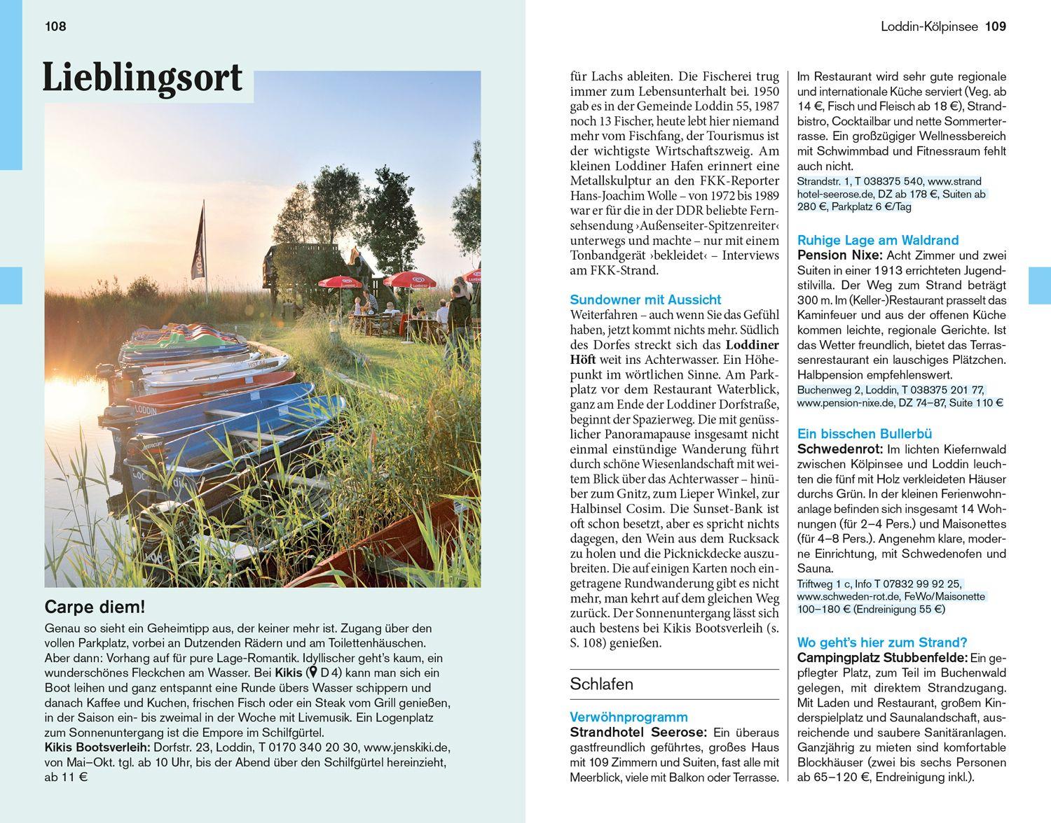 Beispielinhalt (Bild) DuMont Reise-Taschenbuch Usedom