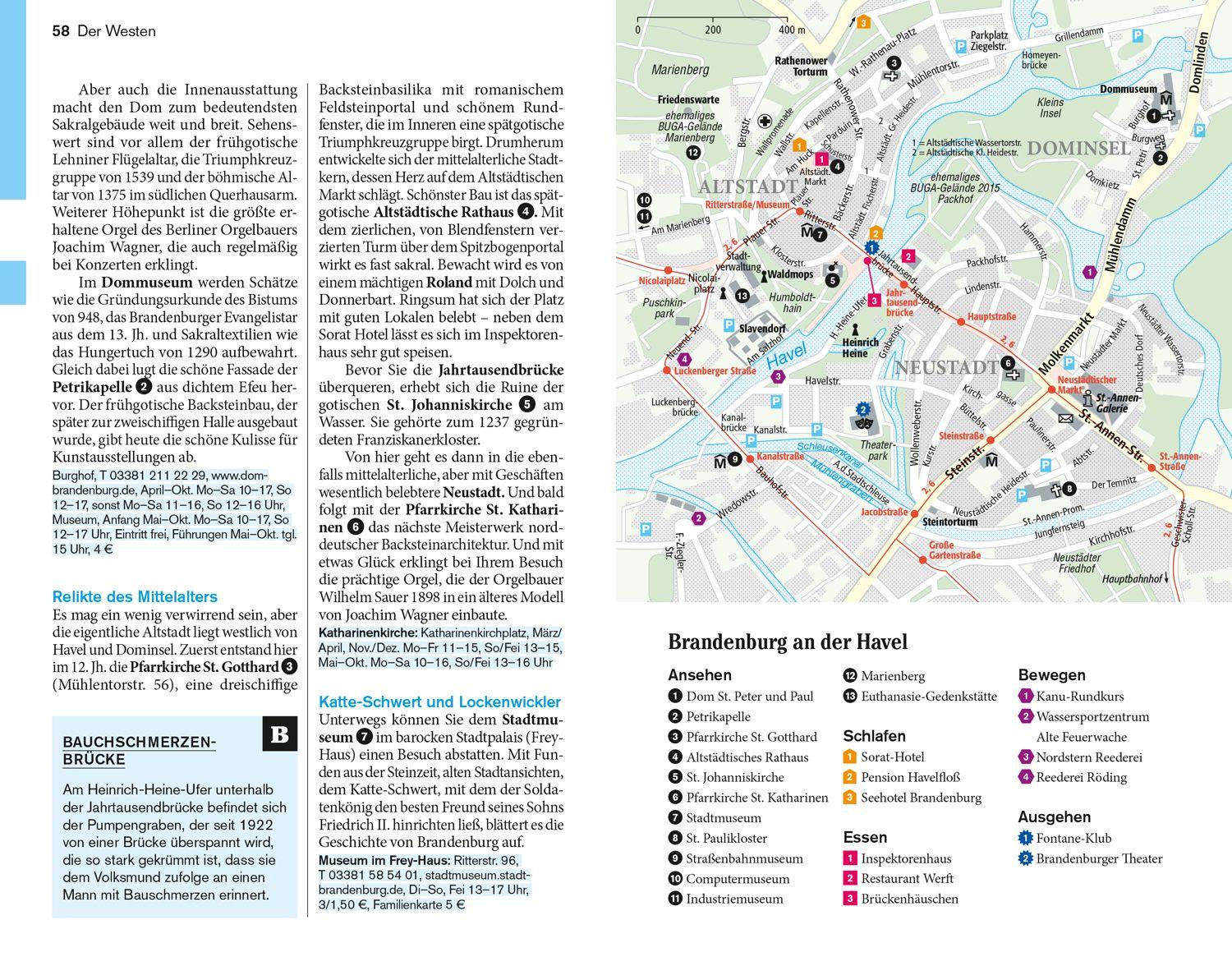 Beispielinhalt (Bild) DuMont Reise-Taschenbuch Brandenburg