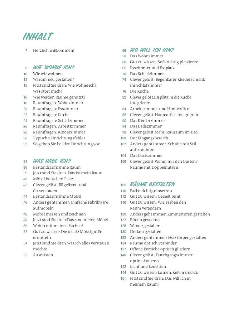 Beispielinhalt (Bild) Perfekt einrichten