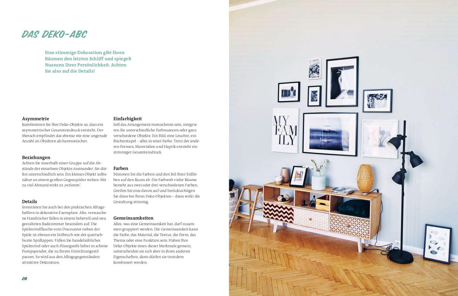 Beispielinhalt (Bild) Perfekt einrichten