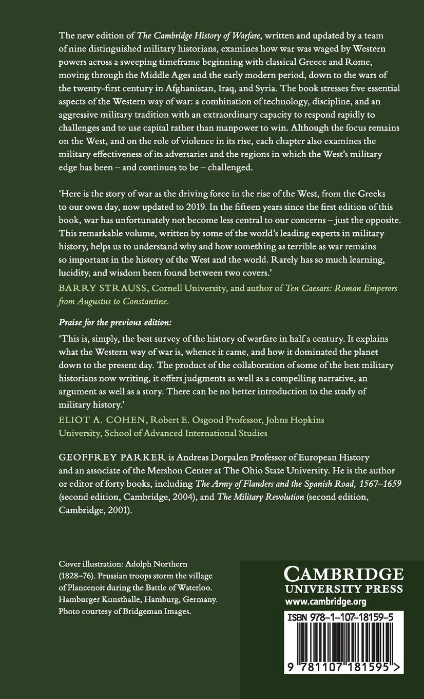 Rückseitencover The Cambridge History of Warfare