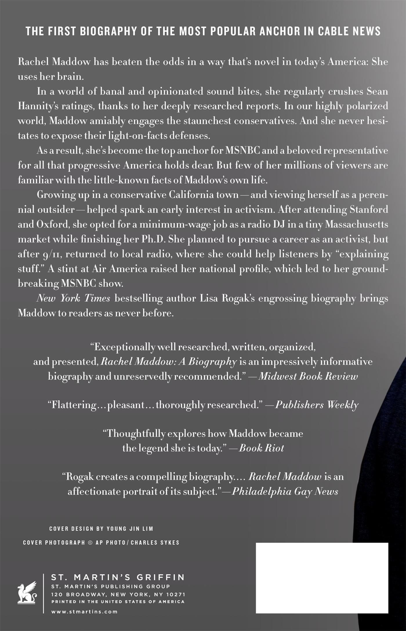 Rückseitencover Rachel Maddow