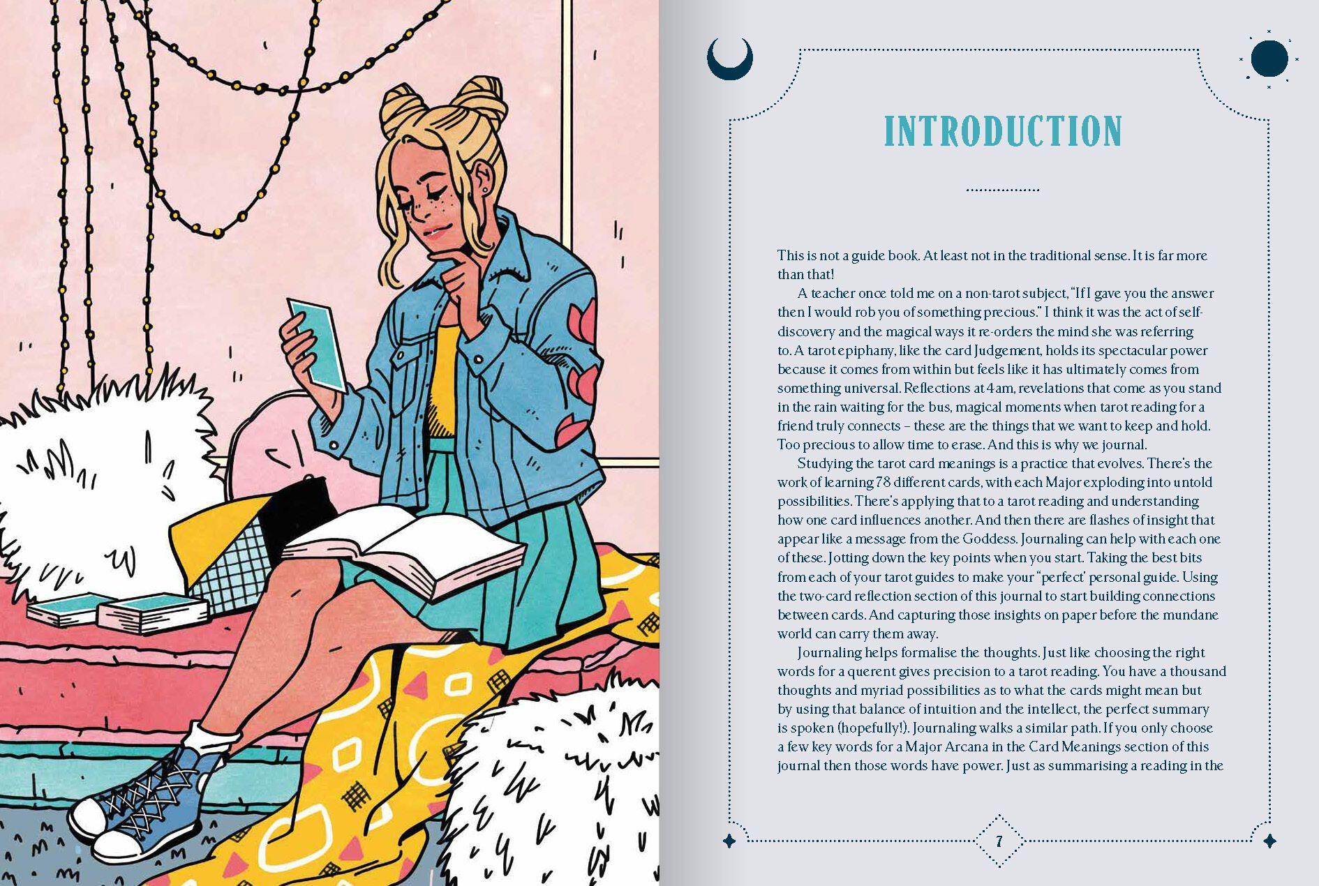 Beispielinhalt (Bild) The Modern Witch Tarot Journal