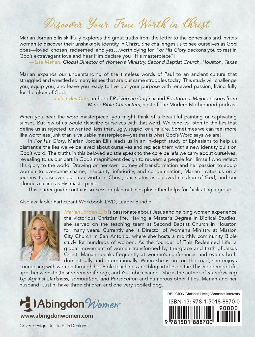 Rückseitencover For His Glory - Women's Bible Study Leader Guide