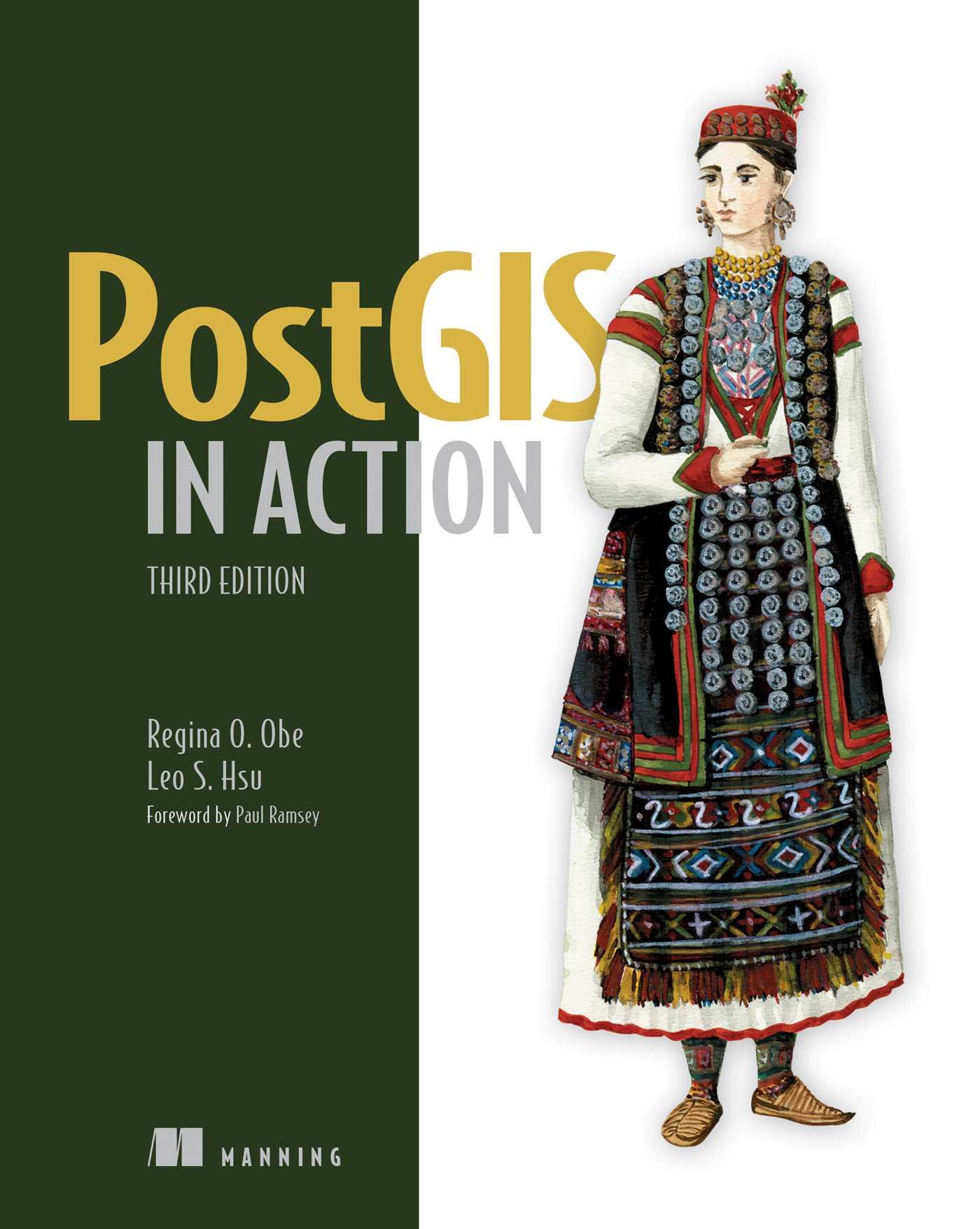 Vorderes Coverbild Postgis in Action, Third Edition