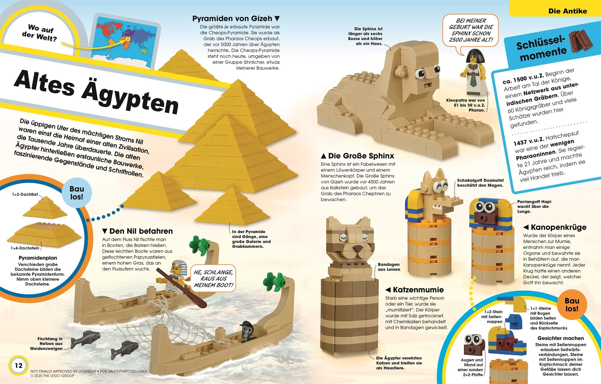 Beispielinhalt (Bild) LEGO® Ideen Zeitreise