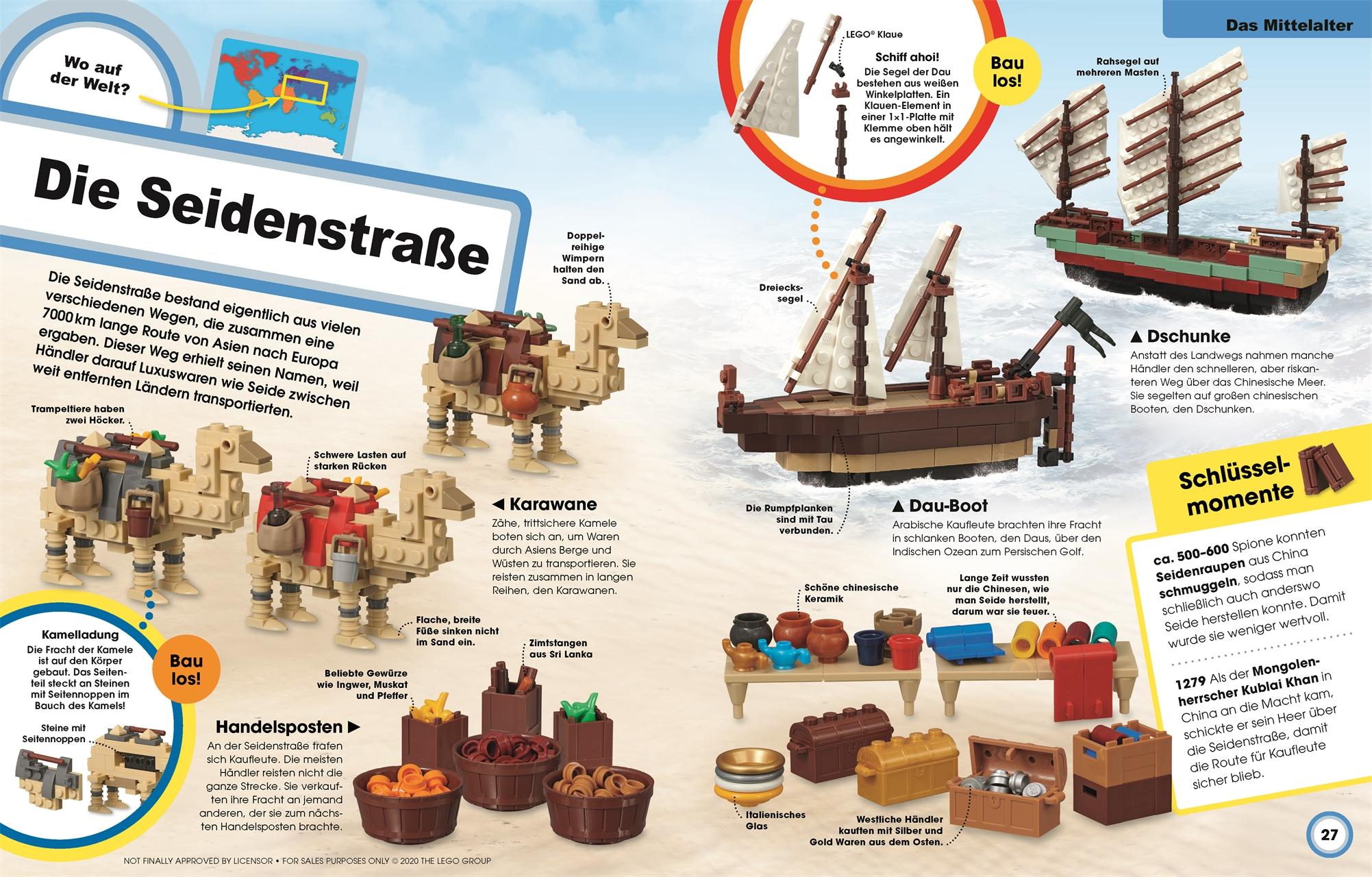 Beispielinhalt (Bild) LEGO® Ideen Zeitreise