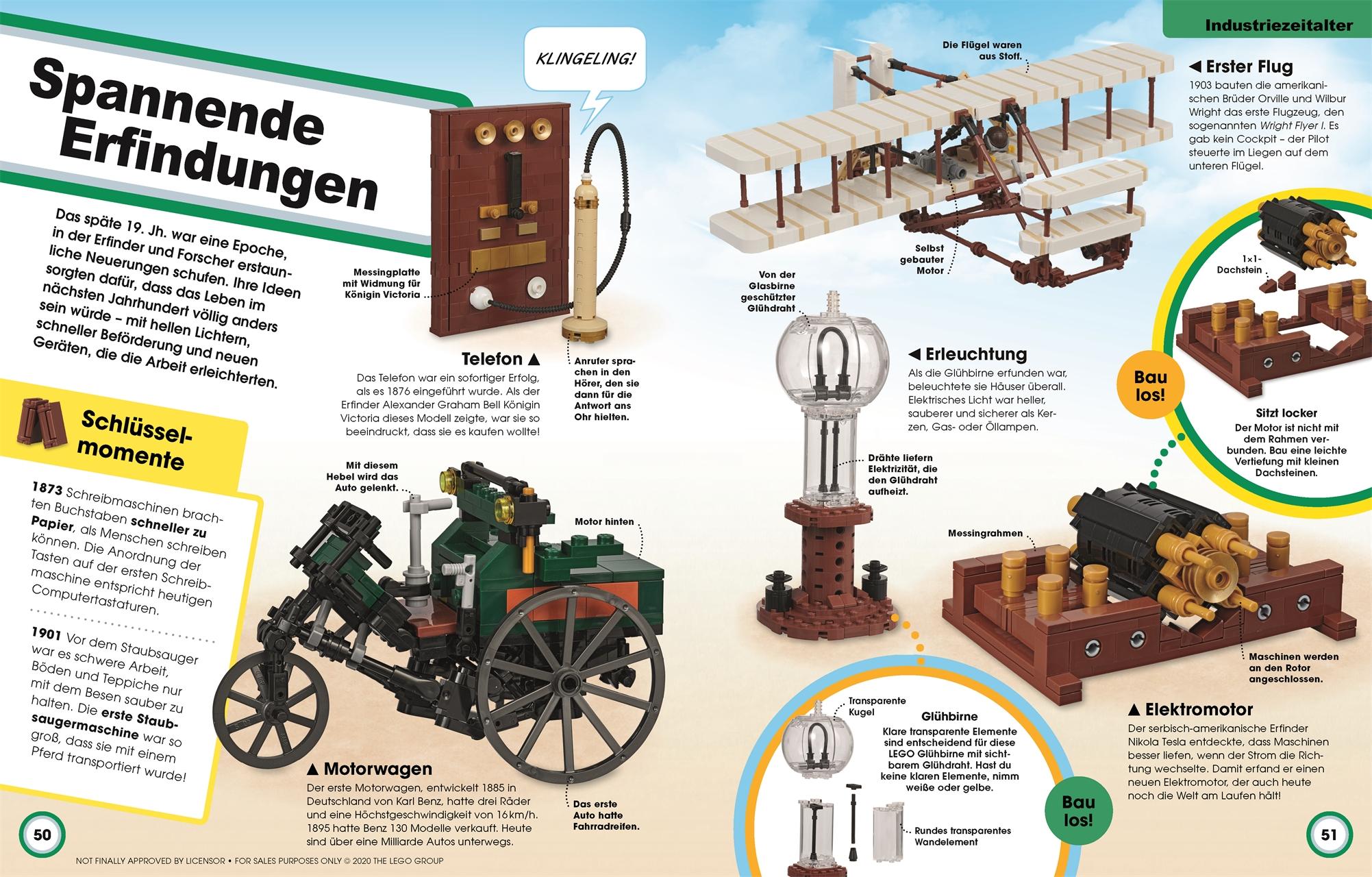 Beispielinhalt (Bild) LEGO® Ideen Zeitreise