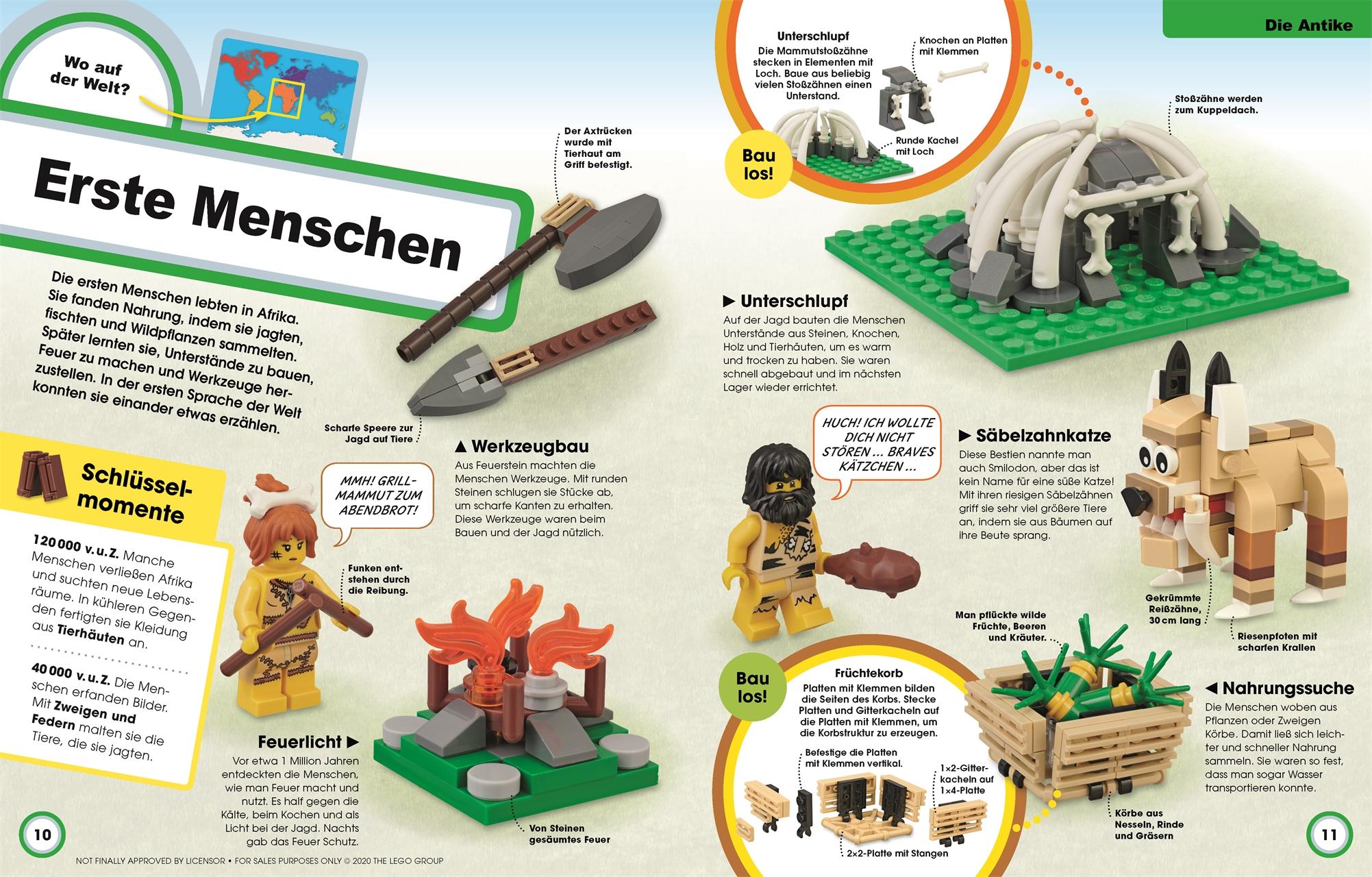 Beispielinhalt (Bild) LEGO® Ideen Zeitreise
