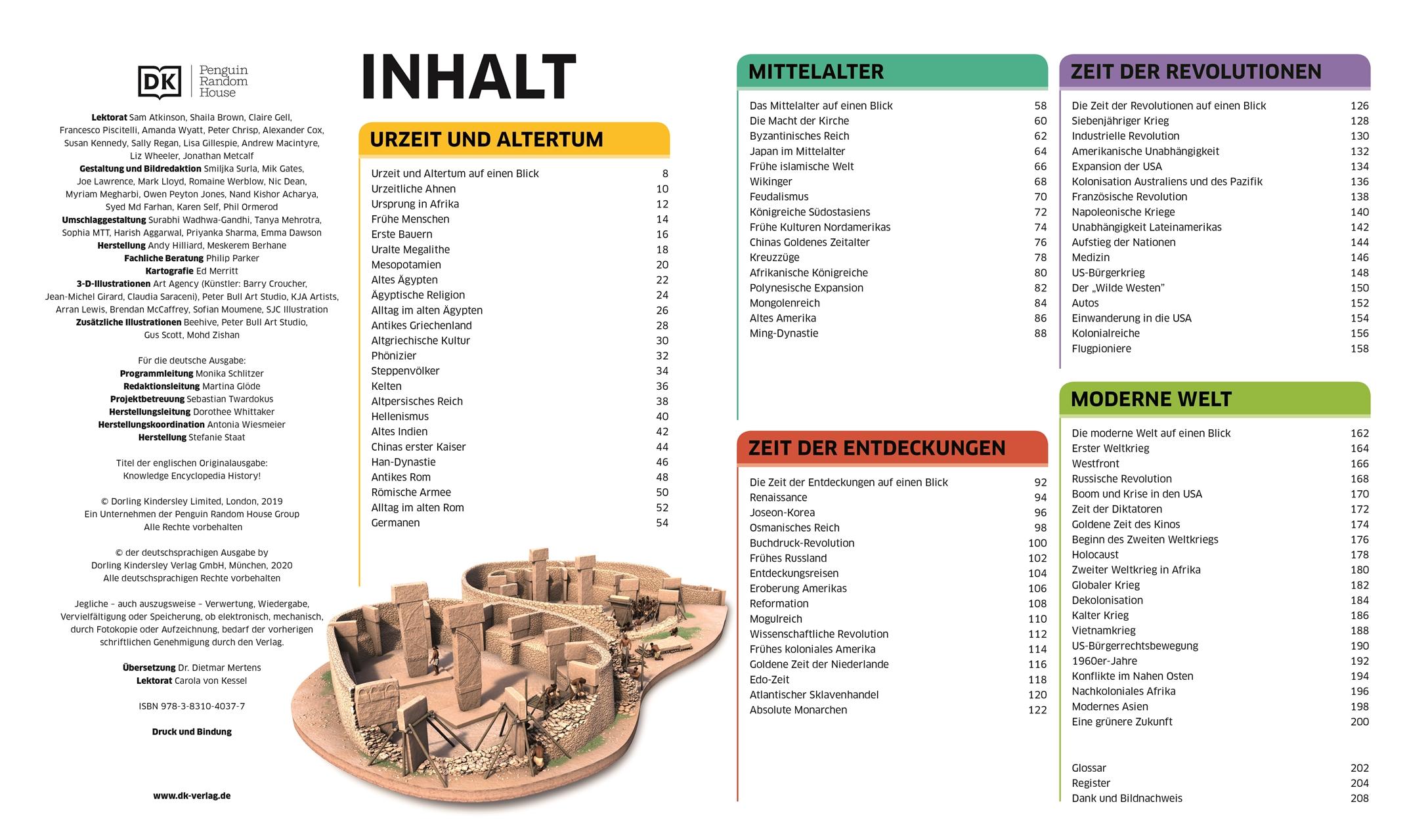 Beispielinhalt (Bild) DK Wissen. Geschichte