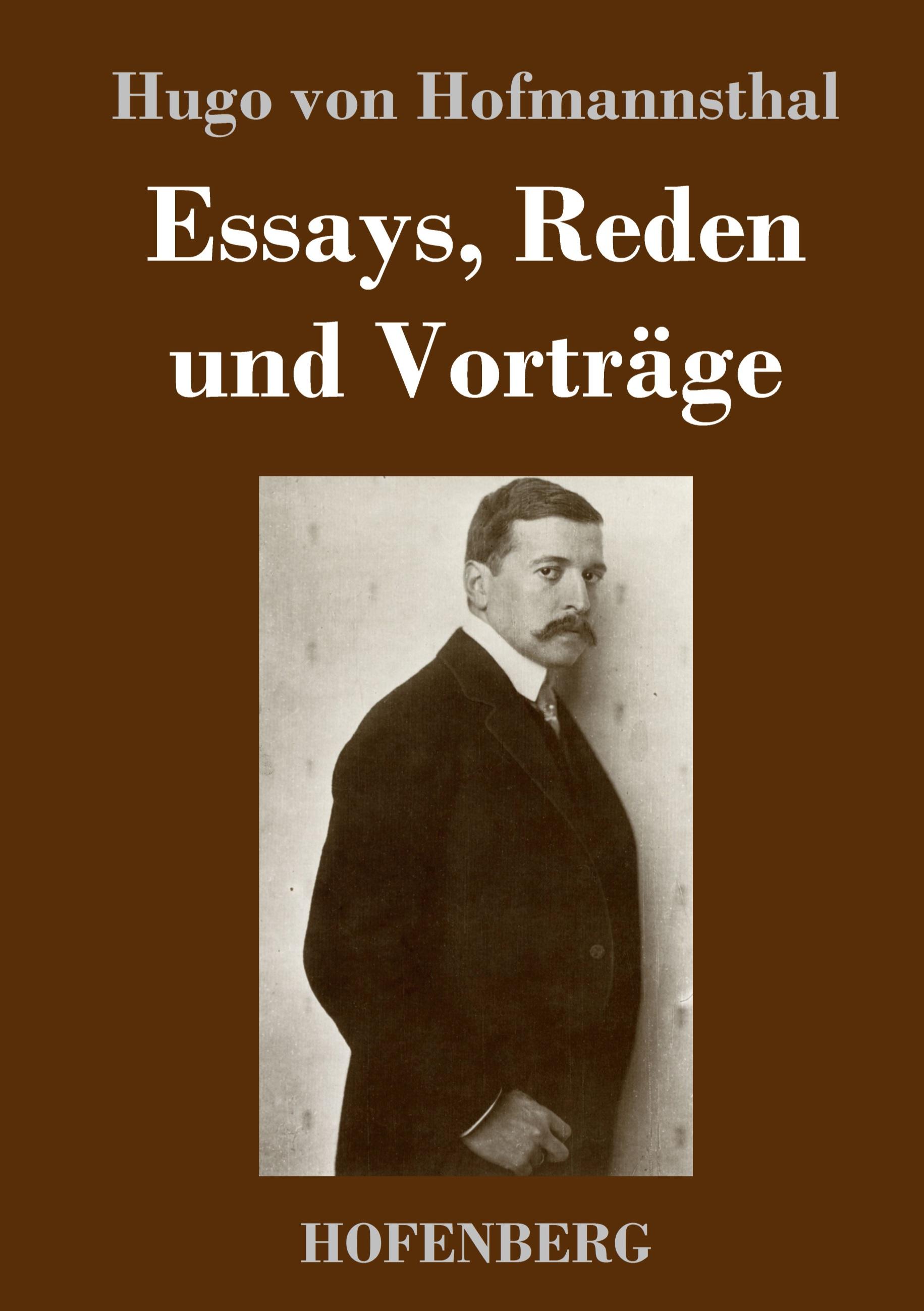 Vorderes Coverbild Essays, Reden und Vorträge