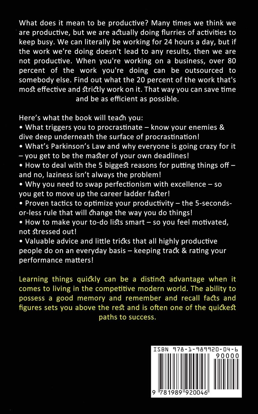 Rückseitencover Productivity