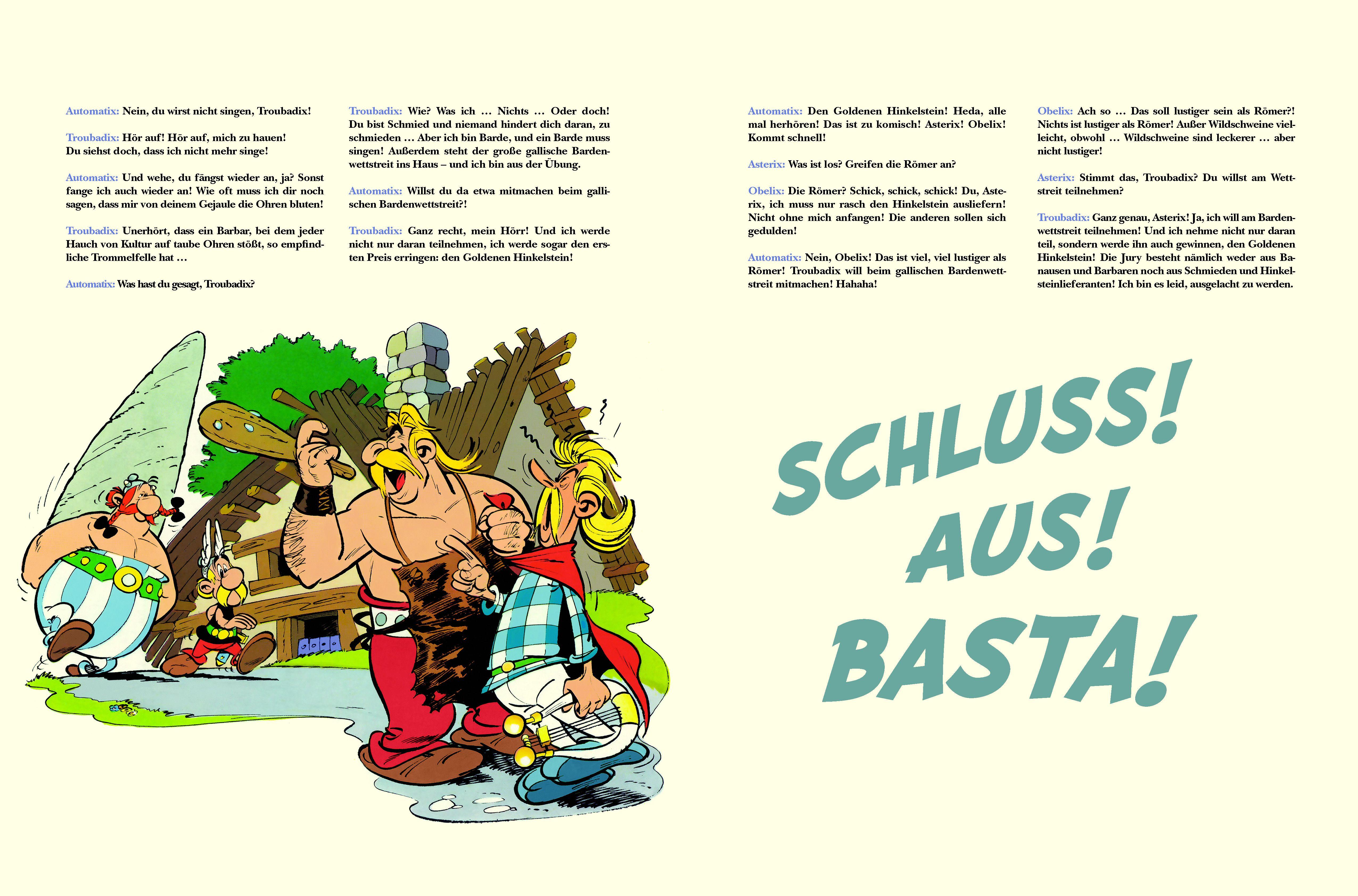 Beispielinhalt (Bild) Asterix - Der Goldene Hinkelstein