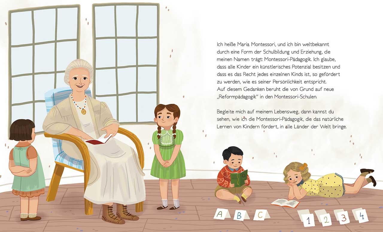 Beispielinhalt (Bild) Total Genial! Maria Montessori