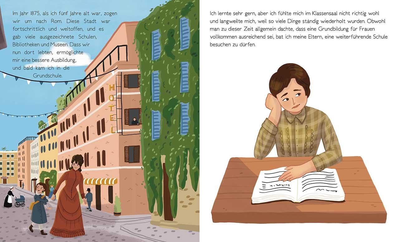 Beispielinhalt (Bild) Total Genial! Maria Montessori