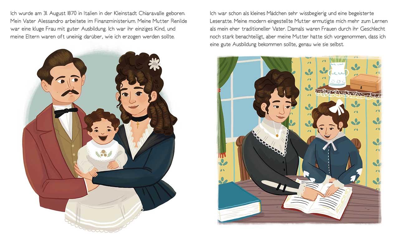 Beispielinhalt (Bild) Total Genial! Maria Montessori