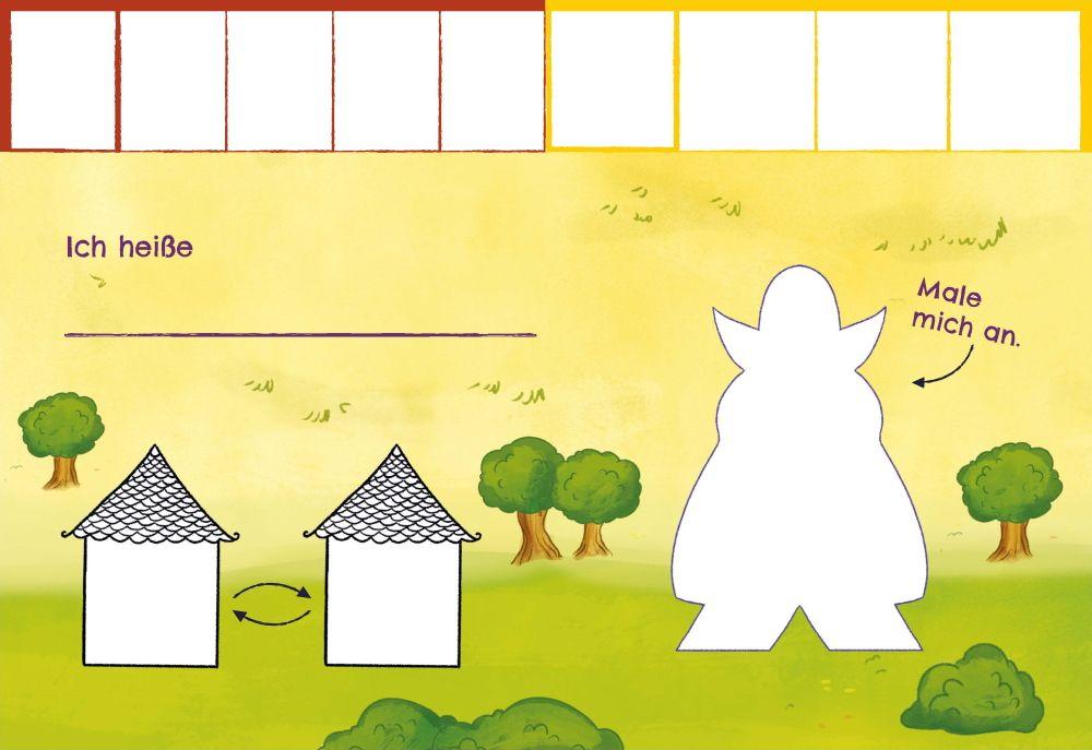 Beispielinhalt (Bild) Weltenfänger: Die Stadt der magischen Buchstaben (Spiel) - ab 5 Jahren
