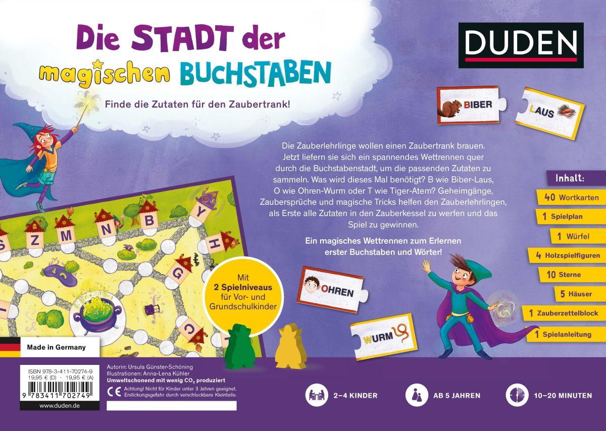 Beispielinhalt (Bild) Weltenfänger: Die Stadt der magischen Buchstaben (Spiel) - ab 5 Jahren