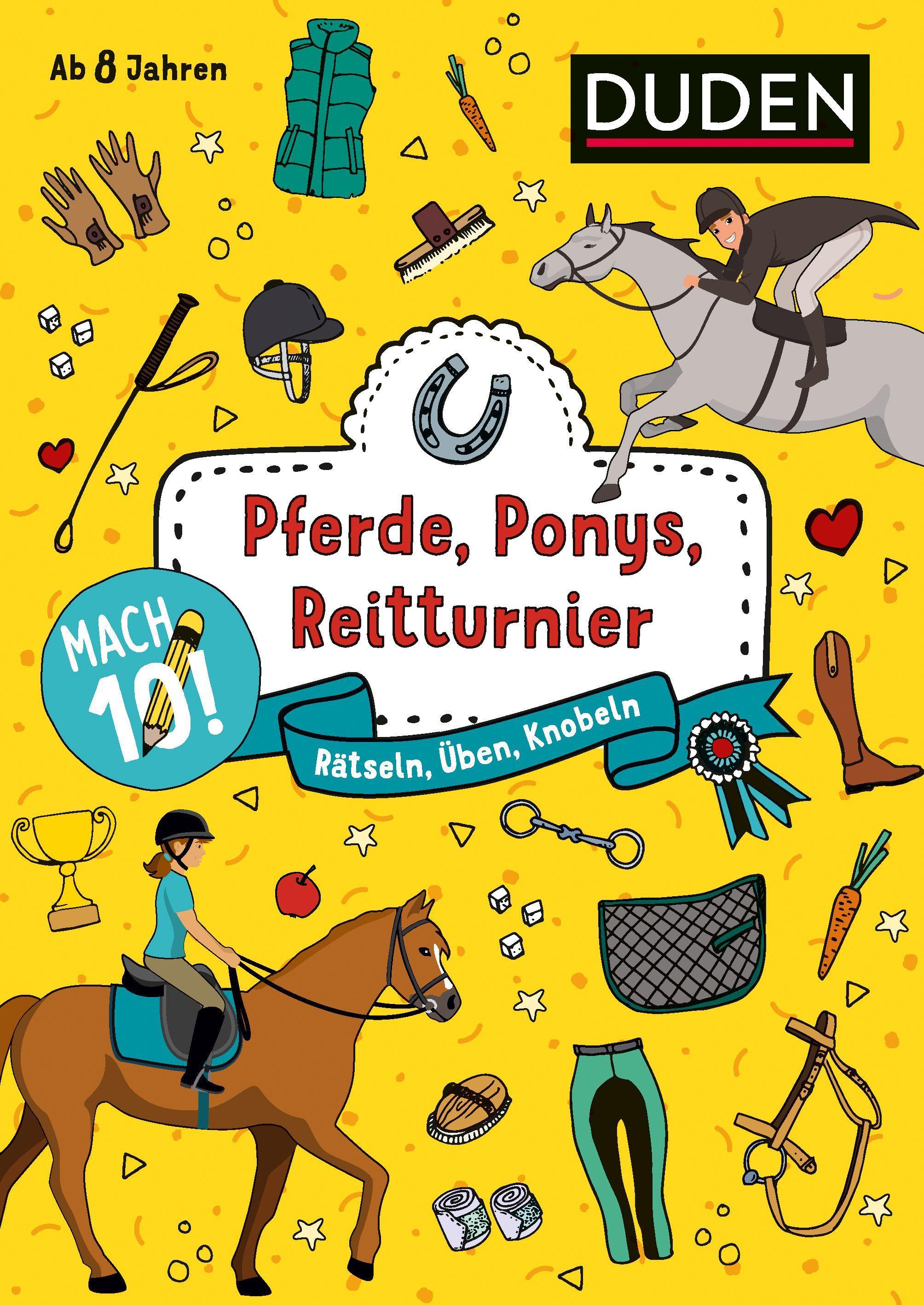 Vorderes Coverbild Mach 10! Pferde, Ponys, Reitturnier - Ab 8 Jahren