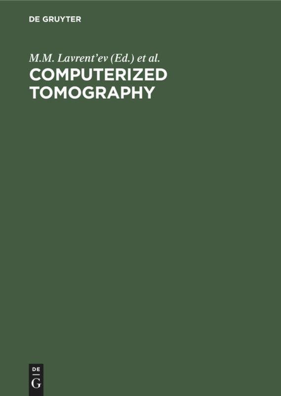 Vorderes Coverbild Computerized Tomography