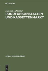 Vorderes Coverbild Rundfunkanstalten und Kassettenmarkt