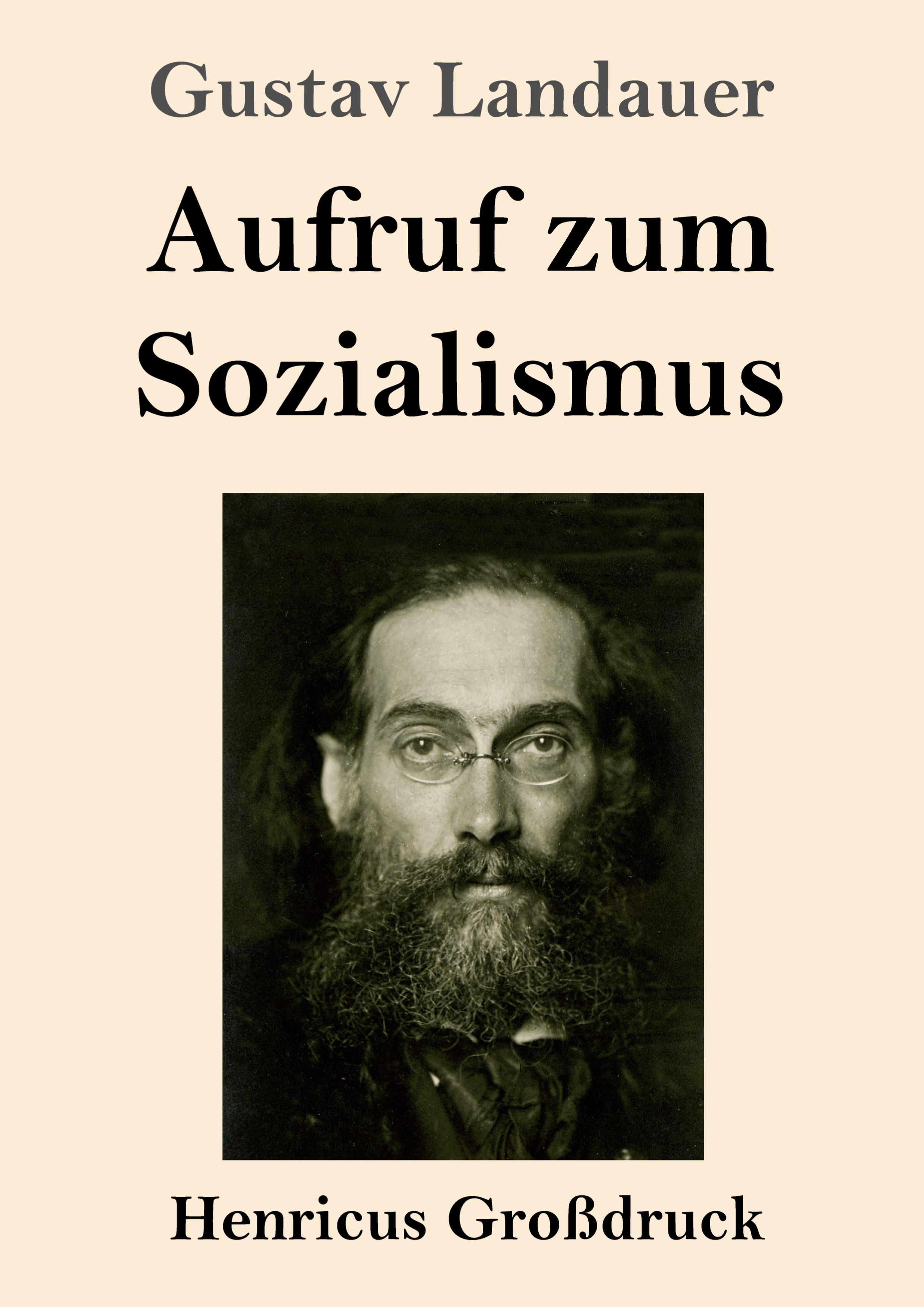 Vorderes Coverbild Aufruf zum Sozialismus (Großdruck)