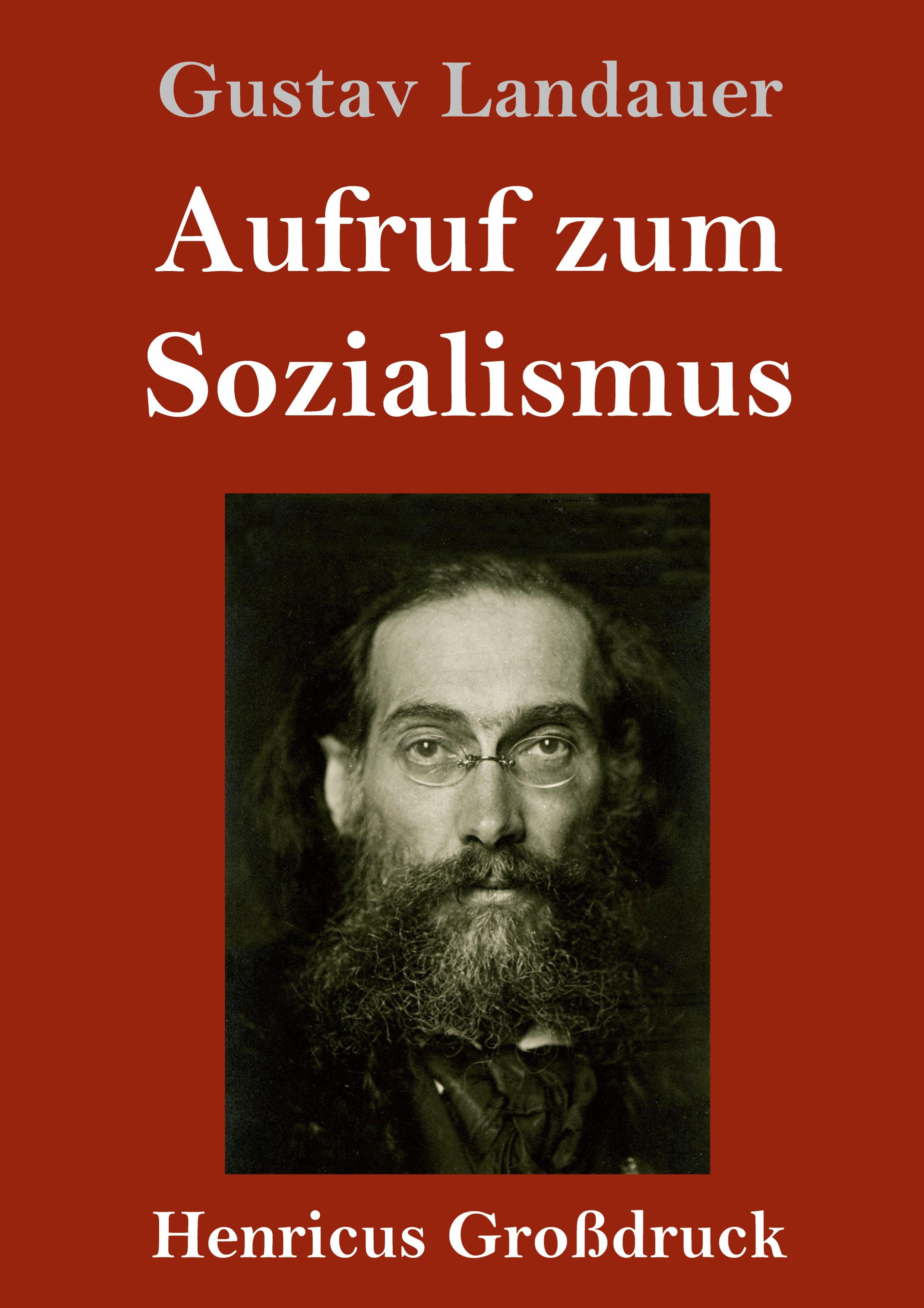 Vorderes Coverbild Aufruf zum Sozialismus (Großdruck)