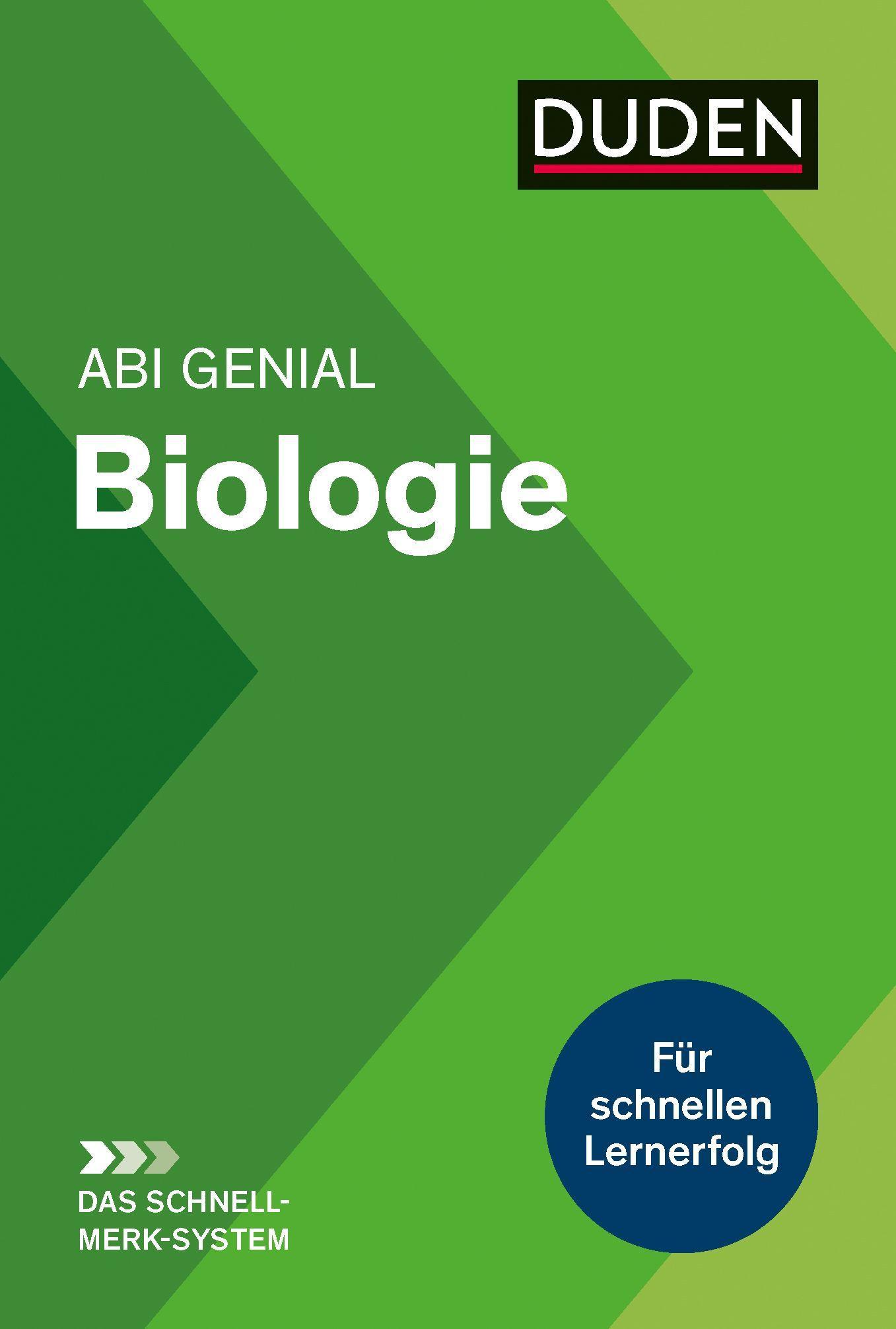 Vorderes Coverbild Abi genial Biologie: Das Schnell-Merk-System