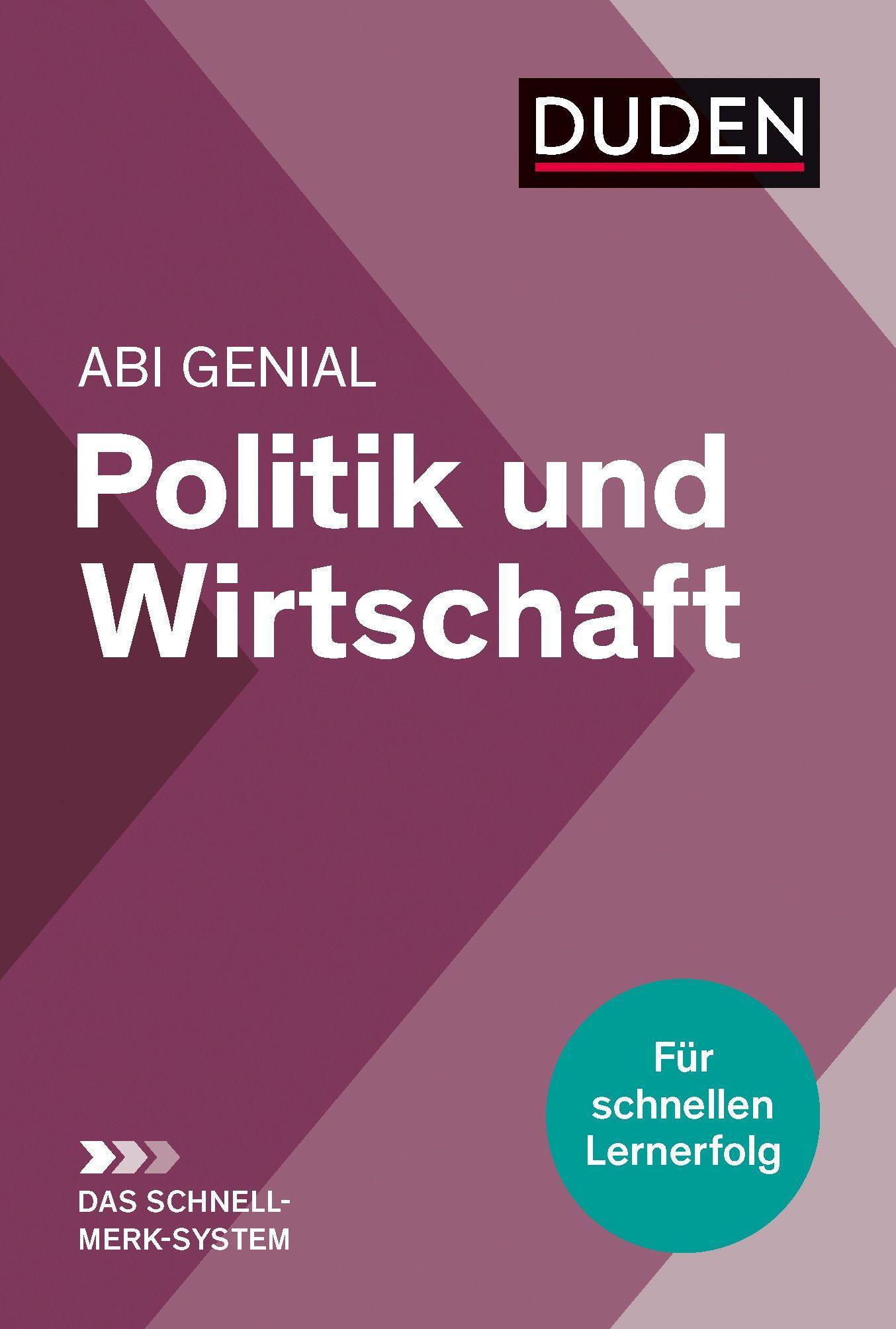 Vorderes Coverbild Abi genial Politik und Wirtschaft: Das Schnell-Merk-System